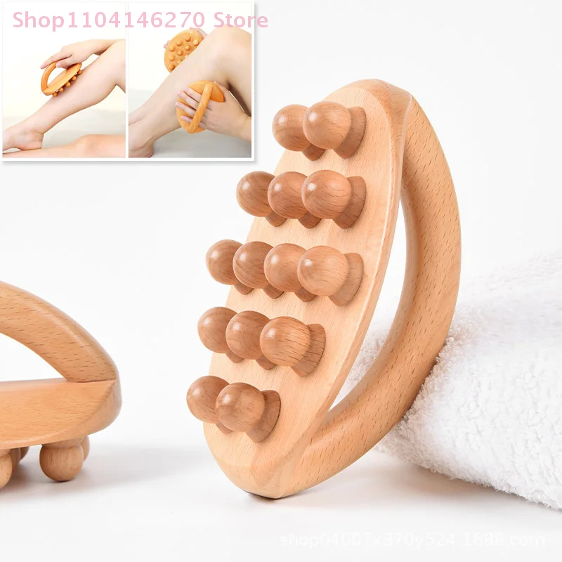 14-Bead Handheld Gua Sha Massage Brush Natural Wood Waist Leg Body Meridian Scraping SPA Therapy Anti Cellulite Relaxation Tool
14-Bead Handheld Gua Sha Massage Brush Natural Wood Waist Leg Body Meridian Scraping SPA Therapy Anti Cellulite Relaxation Tool