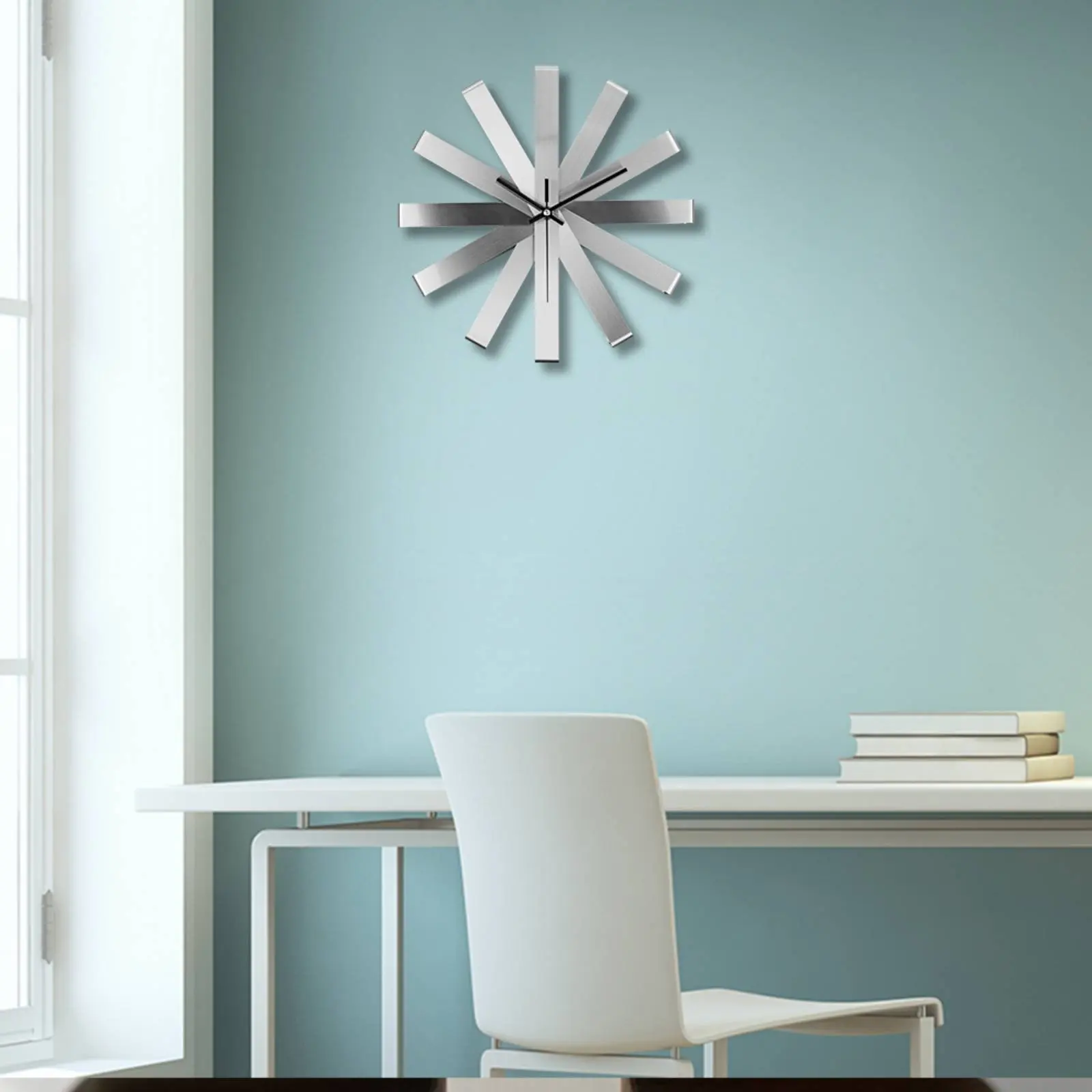 Stainless Steel Wall Timepiece Decorative Design Modern Wall Timepiece Home Decor Precision Movement No Ticking for Office
Stainless Steel Wall Timepiece Decorative Design Modern Wall Timepiece Home Decor Precision Movement No Ticking for Office