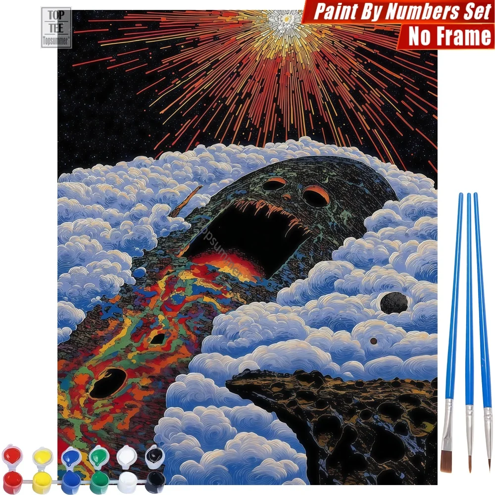 Rocky Monster Comic DIY Paints By Numbers Kit - Monster Clouds Lava Home Decor Mother'S Day Gift For Wife
Rocky Monster Comic DIY Paints By Numbers Kit - Monster Clouds Lava Home Decor Mother'S Day Gift For Wife