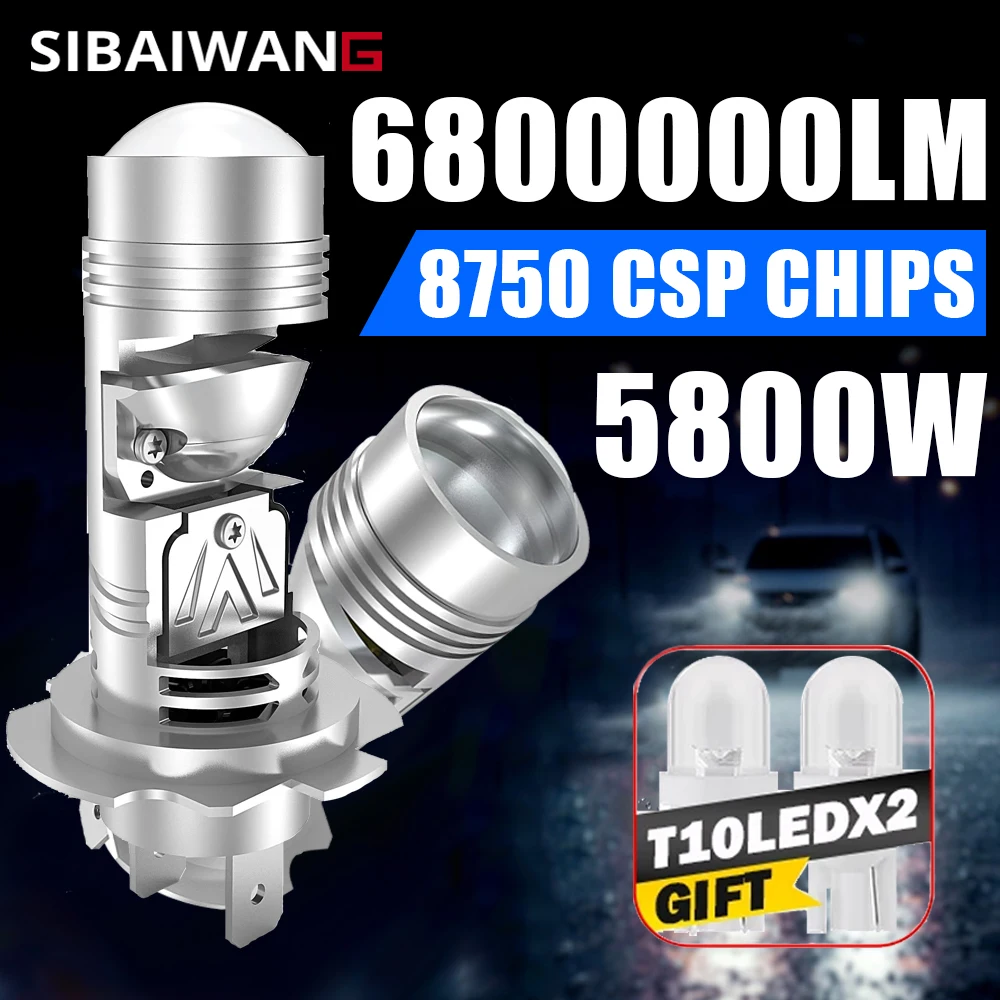 New 2pcs Projector Lens H7 LED Car Headlight Bulbs Canbus Automotive Turbo Headlight Car Lamp Wireless 1:1 Brightness Headlamp
New 2pcs Projector Lens H7 LED Car Headlight Bulbs Canbus Automotive Turbo Headlight Car Lamp Wireless 1:1 Brightness Headlamp