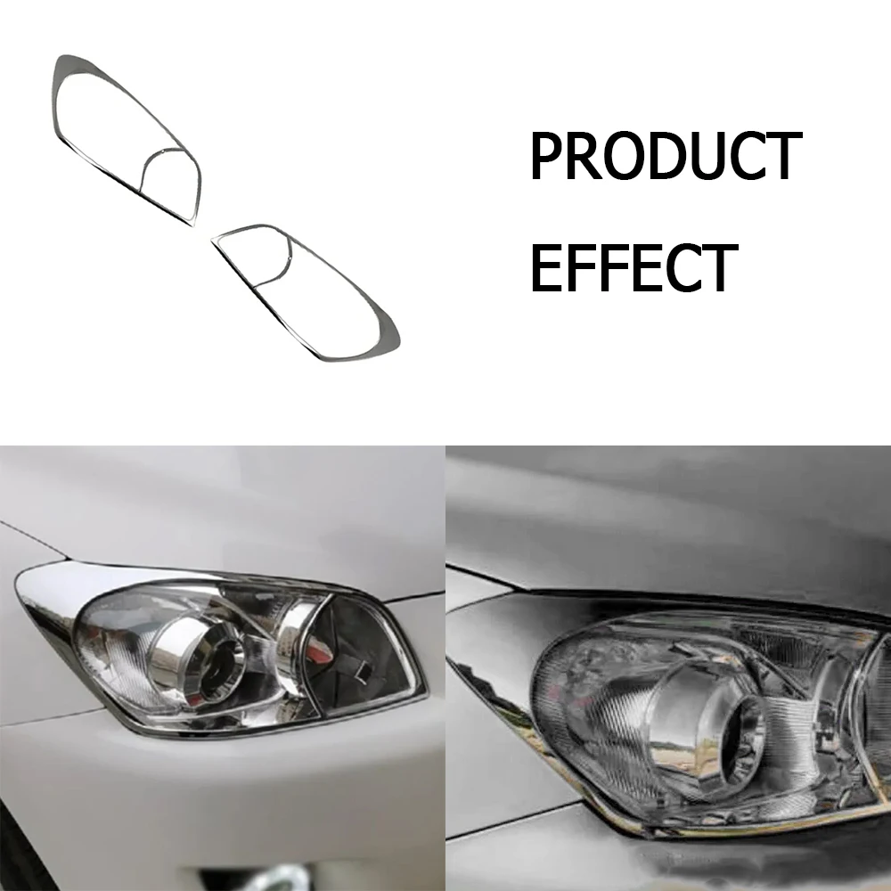 2pcs Car Head Front Light Lamp Frame Sticker Left+Right For Toyota RAV4 2009 2010 2011 2012 2013 Car Accessories
2pcs Car Head Front Light Lamp Frame Sticker Left+Right For Toyota RAV4 2009 2010 2011 2012 2013 Car Accessories