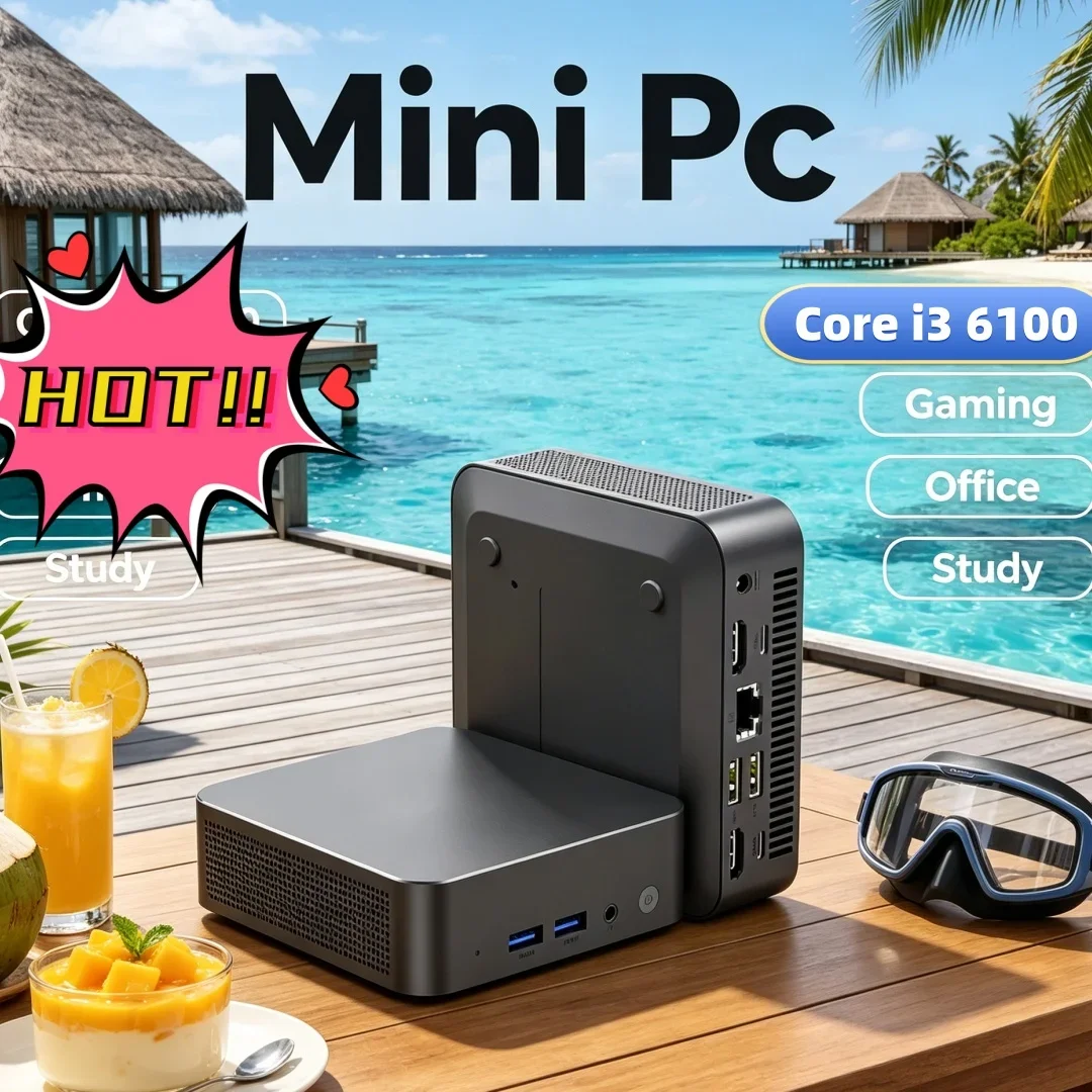 Core I3 6100 Smart Pocket Gaming PC Win11 WiFi 6 16GB 32GB RAM 4KHD 1TB 2TB SSD Desktop Mini PC Home Office
Core I3 6100 Smart Pocket Gaming PC Win11 WiFi 6 16GB 32GB RAM 4KHD 1TB 2TB SSD Desktop Mini PC Home Office