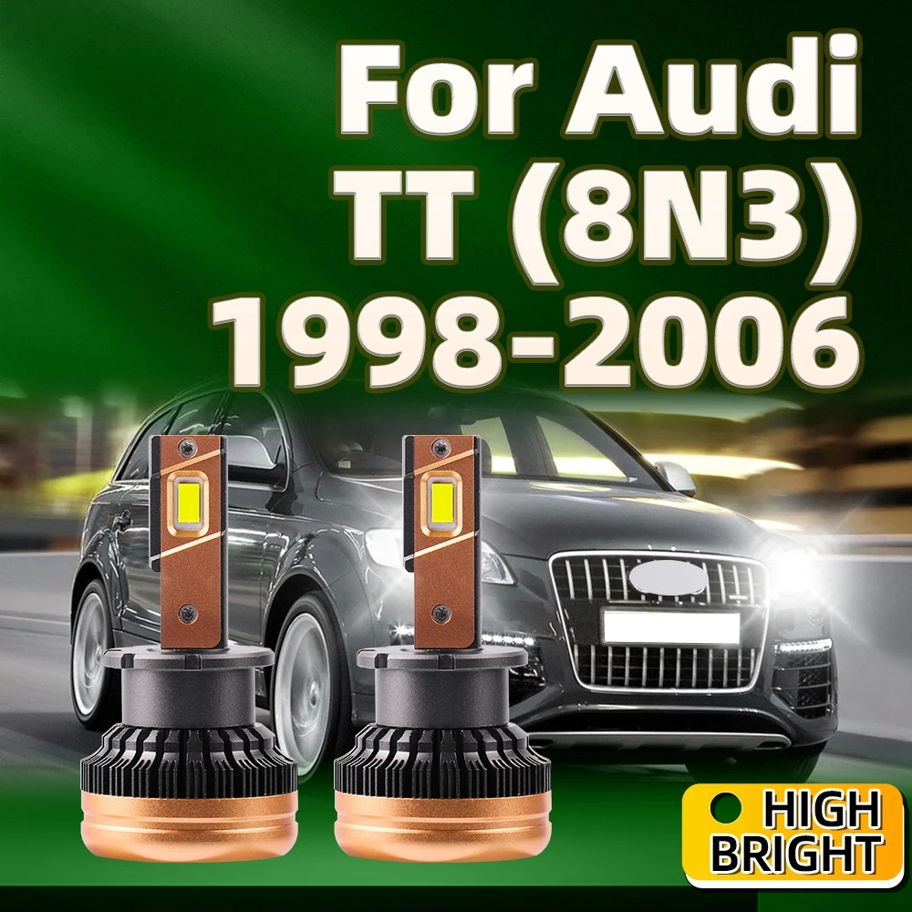 2PCS 30000LM LED Car Headlight D2S 6000K White Light Turbo Auto Lamp For Audi TT 8N3 1998 1999 2000 2001 2002 2003 2004 20052006
2PCS 30000LM LED Car Headlight D2S 6000K White Light Turbo Auto Lamp For Audi TT 8N3 1998 1999 2000 2001 2002 2003 2004 20052006
