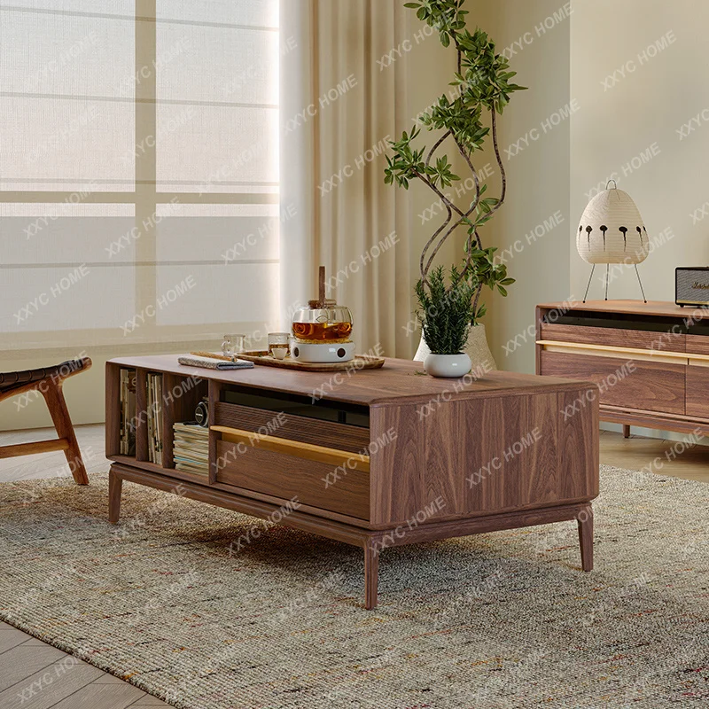 black walnut medieval style coffee table simple solid wood living room coffee table
black walnut medieval style coffee table simple solid wood living room coffee table