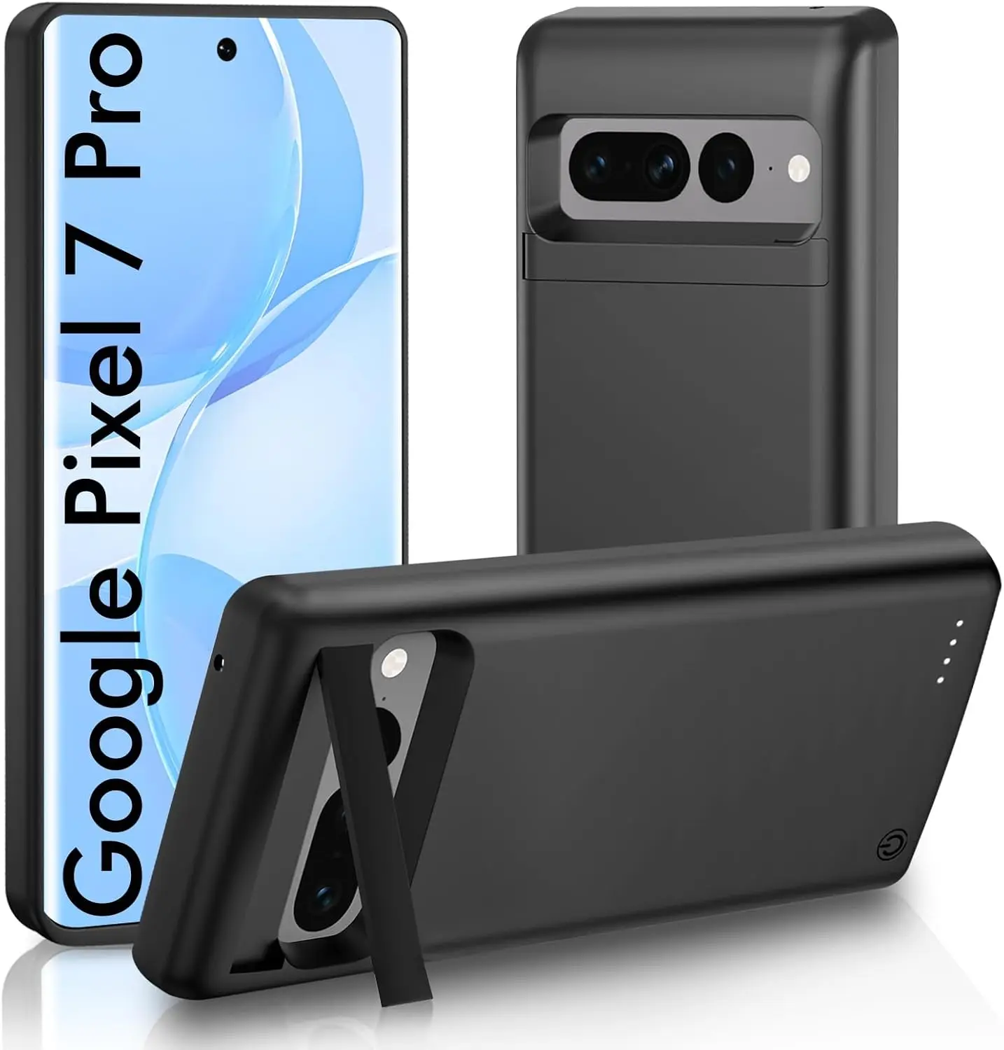 Чехол-аккумулятор 10000 мАч для Google Pixel 7 Pro/8 Pro: ультратонкий защитный чехол с подставкой и функцией зарядки, перезаряжаемый, с расширенным функционалом
Чехол-аккумулятор 10000 мАч для Google Pixel 7 Pro/8 Pro: ультратонкий защитный чехол с подставкой и функцией зарядки, перезаряжаемый, с расширенным функционалом