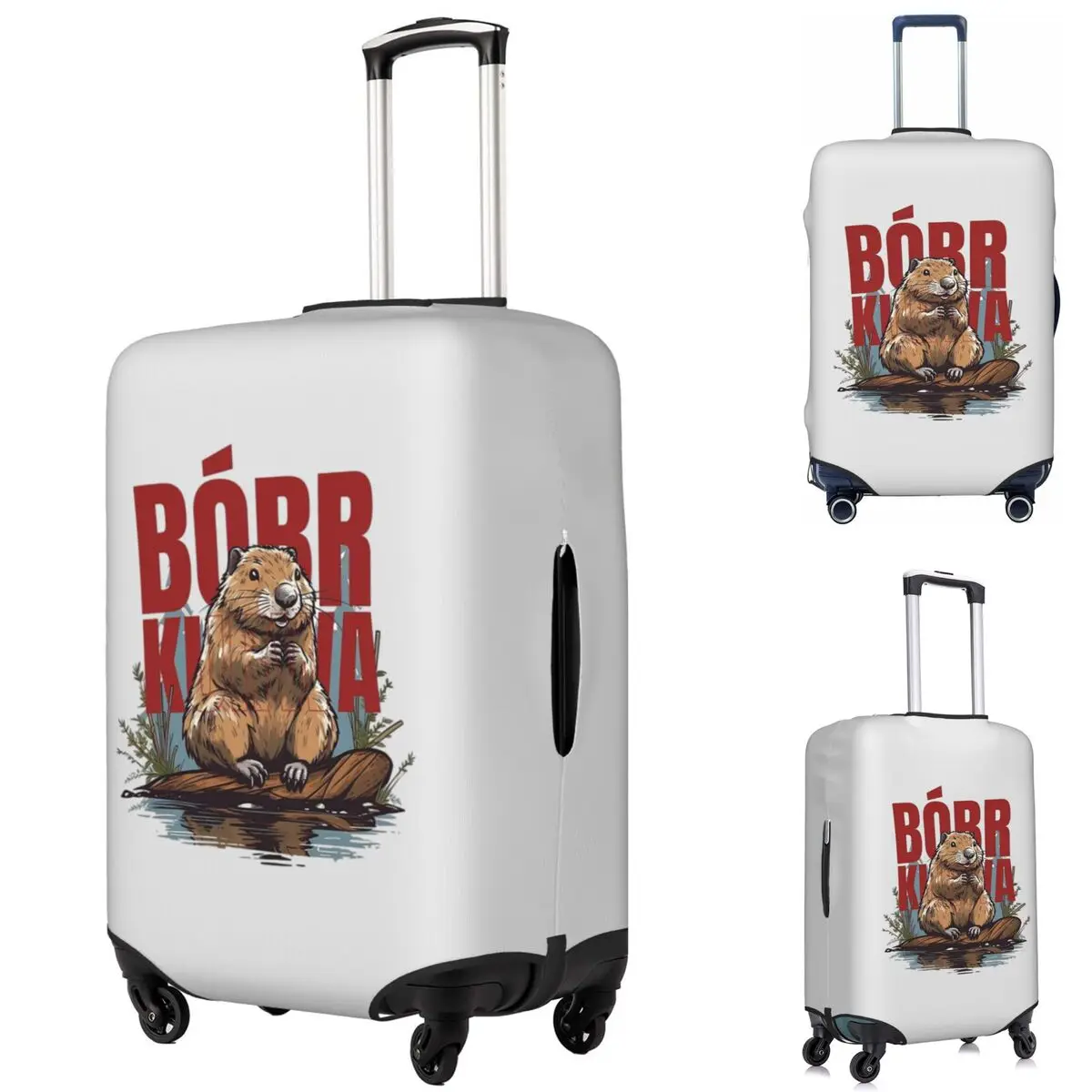 Bobr Kua - Bober, Bobr, Beaver Suitcase Cover Protection Elastic Trip Luggage Protector Covers for 18-32 Inch
Bobr Kua - Bober, Bobr, Beaver Suitcase Cover Protection Elastic Trip Luggage Protector Covers for 18-32 Inch