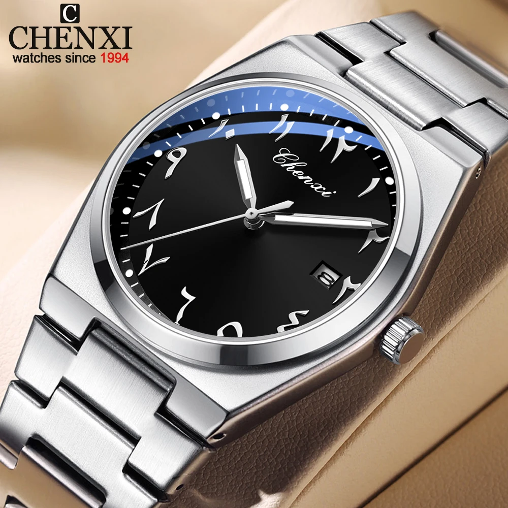 CHENXI Топ Элитный Бренд Мужские Наручные Часы Водонепроницаемые Дата Мужские Часы Светящиеся Деловые Кварцевые Мужские Часы Из Нержавеющей Стали Reloj
CHENXI Топ Элитный Бренд Мужские Наручные Часы Водонепроницаемые Дата Мужские Часы Светящиеся Деловые Кварцевые Мужские Часы Из Нержавеющей Стали Reloj