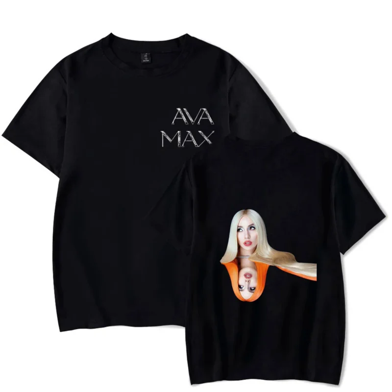2021 Ava Max T shirt men women o-neck collar cotton tees og print short sleeve boy girls T-shirt Harajuku summer loose tops
2021 Ava Max T shirt men women o-neck collar cotton tees og print short sleeve boy girls T-shirt Harajuku summer loose tops