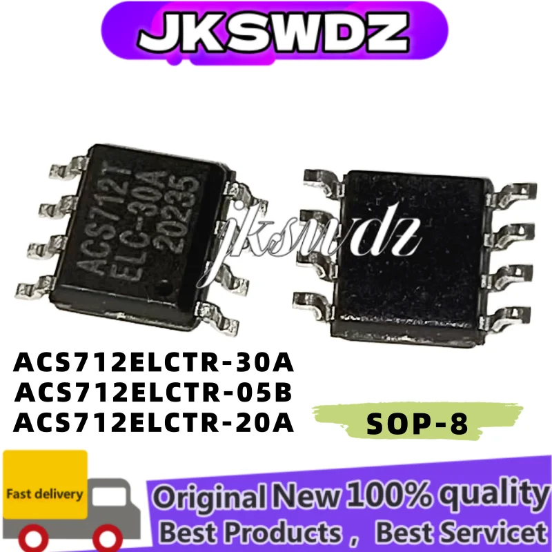 Original, 10 units/lot, 100% new ACS712, ACS712T, ACS712ELCTR, ACS712ELCTR-05B, 20A, 30A, 5A, 5V, BI, 8-SOIC, IC
Original, 10 units/lot, 100% new ACS712, ACS712T, ACS712ELCTR, ACS712ELCTR-05B, 20A, 30A, 5A, 5V, BI, 8-SOIC, IC