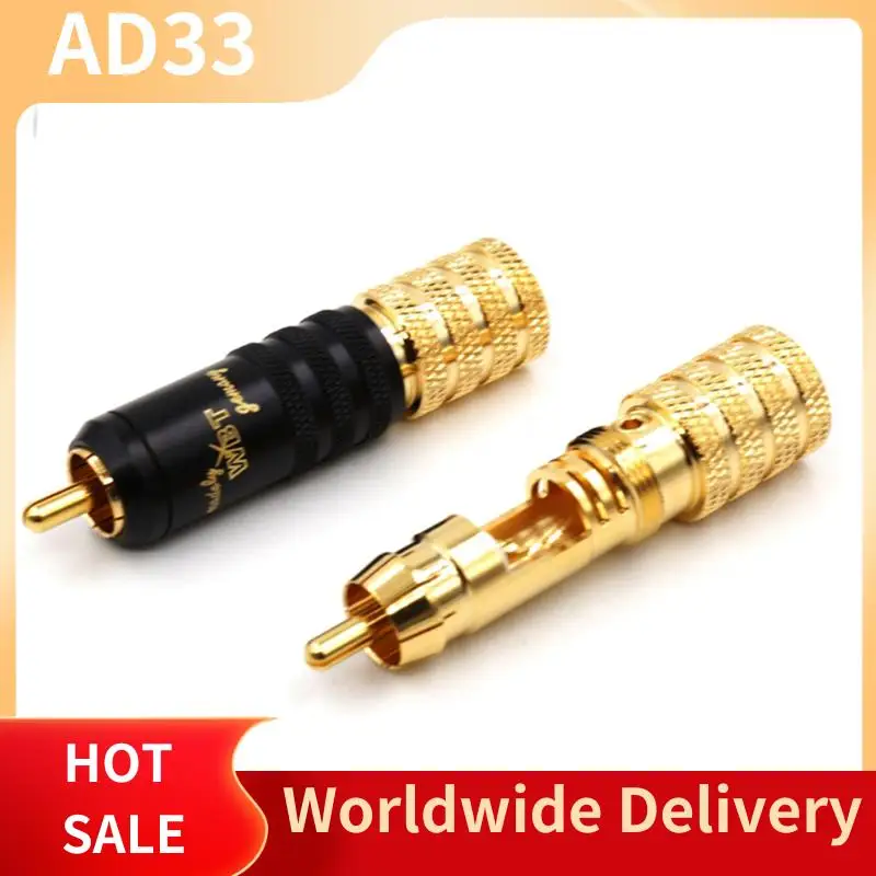 Top Deals 4PCS WBT-0150 Premium RCA Plug Jack Adapter, Gold Plated Copper Audio Plug Terminal With Screw Locking For Hifi System
Top Deals 4PCS WBT-0150 Premium RCA Plug Jack Adapter, Gold Plated Copper Audio Plug Terminal With Screw Locking For Hifi System