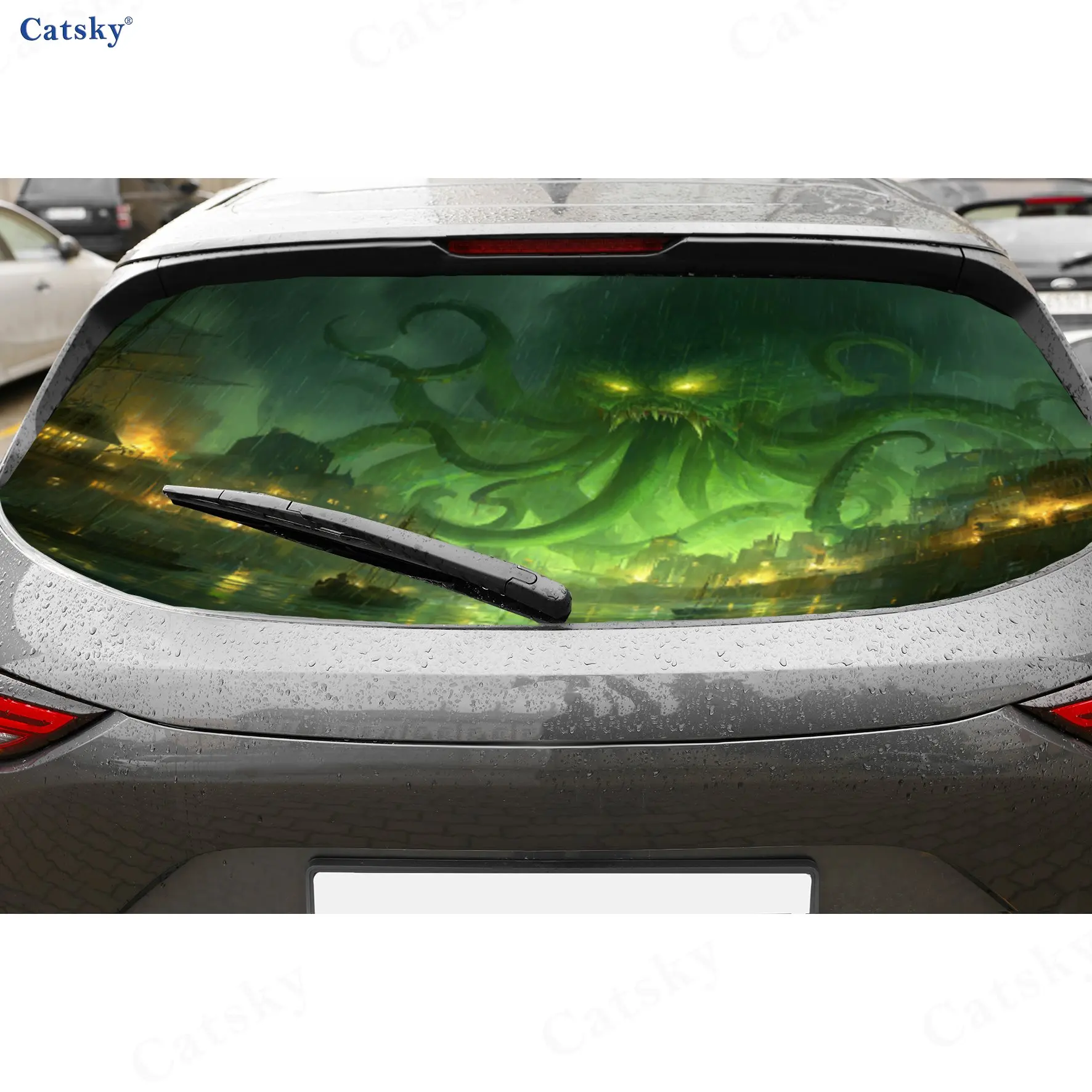 Loch Ness Monster PVC material self-adhesive waterproof car rear window sticker, easy to paste without falling off, waterproof a
Loch Ness Monster PVC material self-adhesive waterproof car rear window sticker, easy to paste without falling off, waterproof a