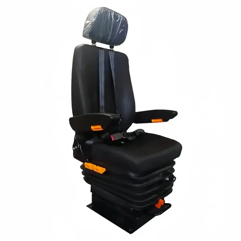 International Pneumatic Suspension Driver Seat With 12V or 24V Compressor for Industrial Vehicles/RV Air Suspension Seat
International Pneumatic Suspension Driver Seat With 12V or 24V Compressor for Industrial Vehicles/RV Air Suspension Seat