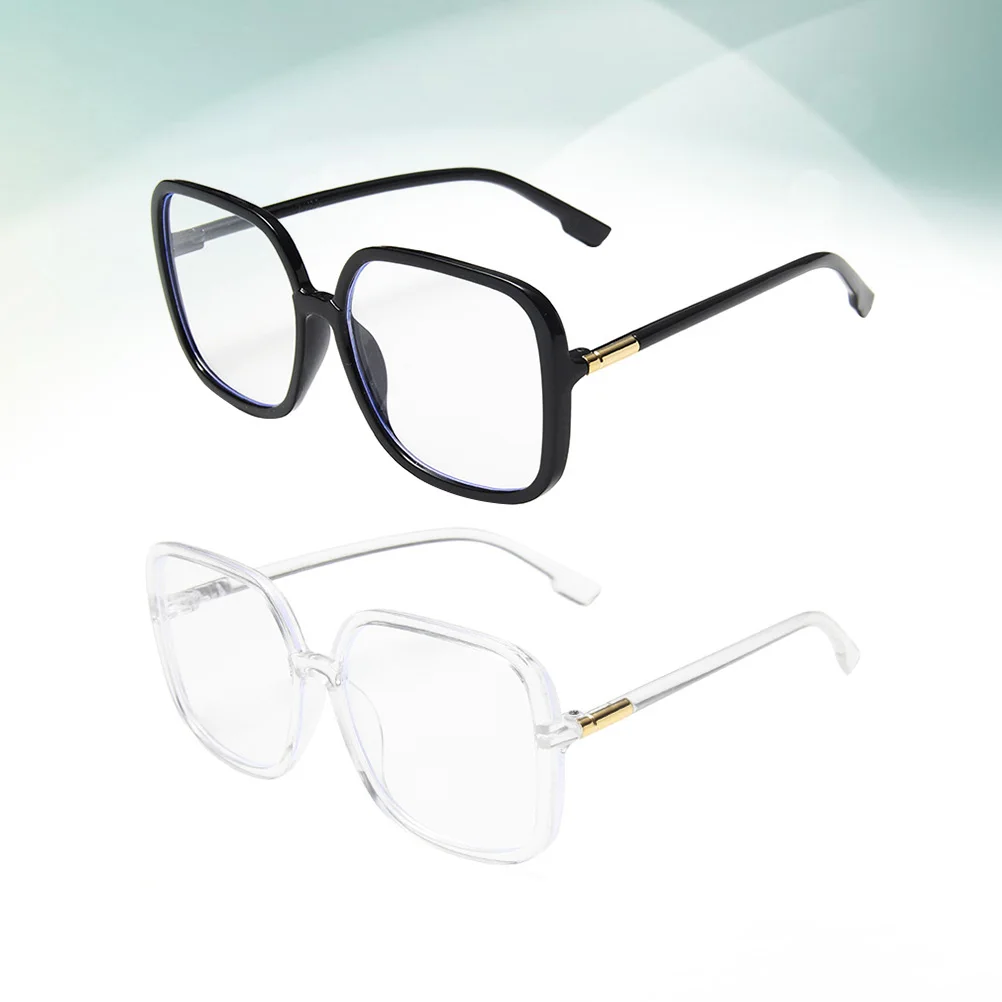 2pcs Anti Light Glasses Frame Party Eyewear Black Photo Props Party Eyewear Ideal Gift Stylish Accessories
2pcs Anti Light Glasses Frame Party Eyewear Black Photo Props Party Eyewear Ideal Gift Stylish Accessories