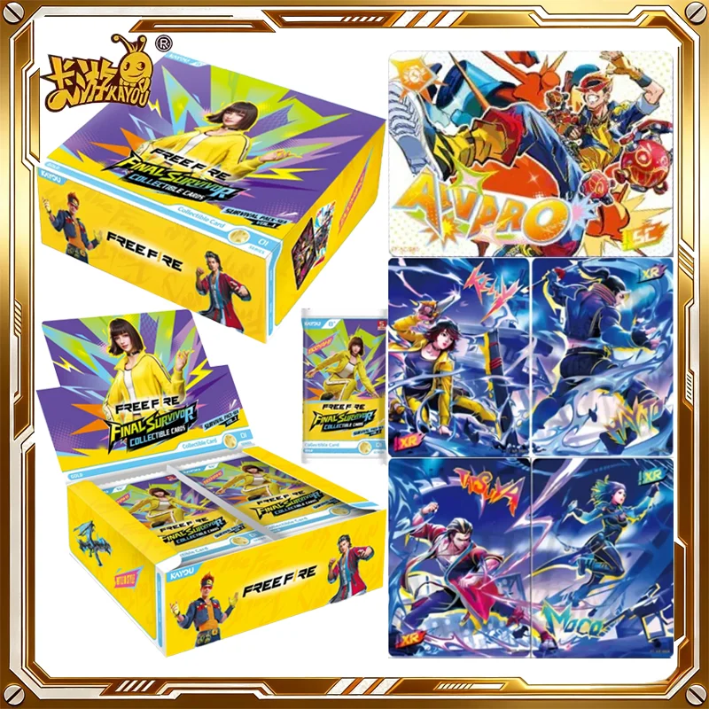 Карточки KAYOU Free Fire: Final Survivor (английская версия), загадочная коробка, аниме-карточки для коллекционирования, игра, подарки на день рождения и праздники для детей
Карточки KAYOU Free Fire: Final Survivor (английская версия), загадочная коробка, аниме-карточки для коллекционирования, игра, подарки на день рождения и праздники для детей