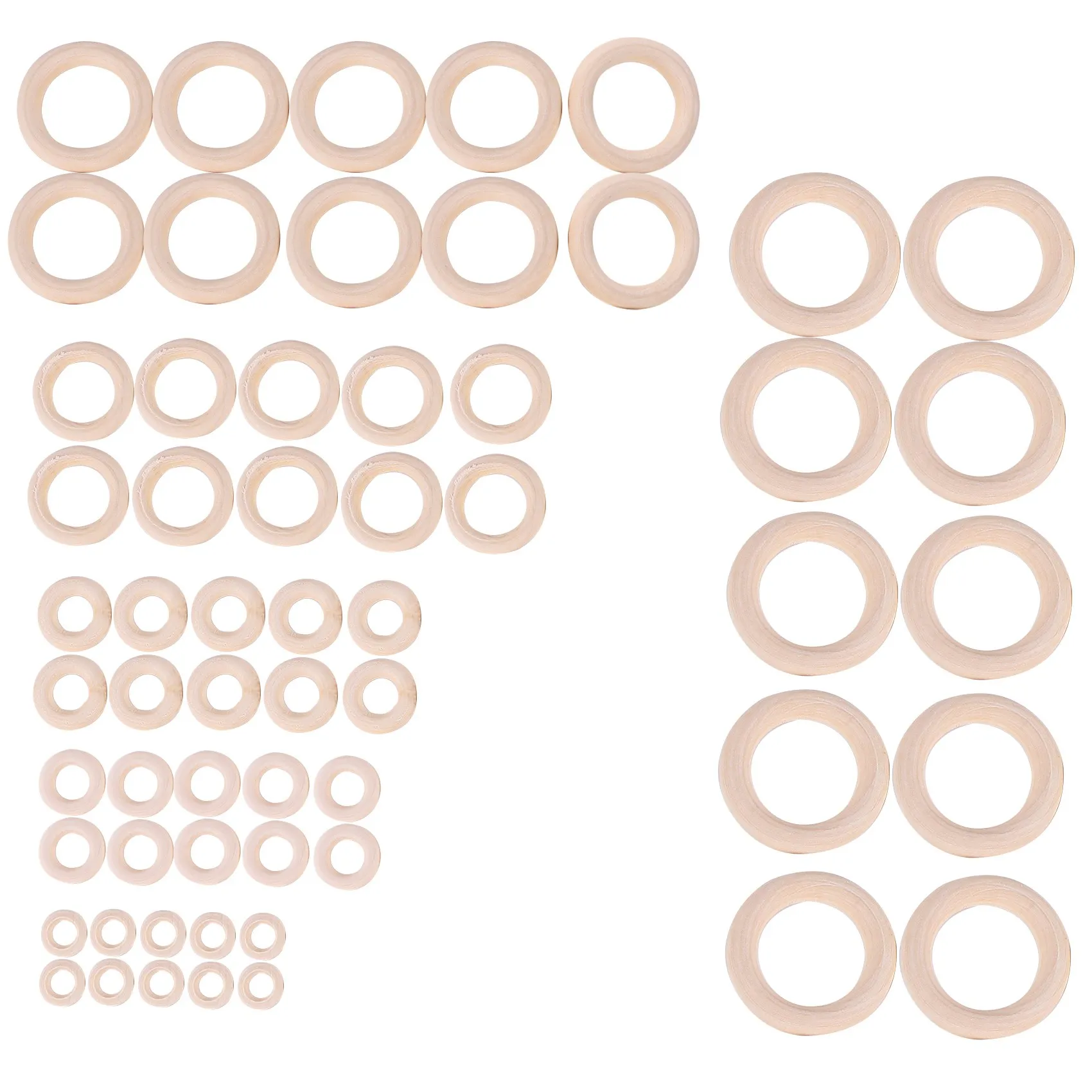 P4-кольца из натурального дерева для рукоделия, кольцевой кулон и соединители для изготовления ювелирных изделий, 6 размеров, 60 шт. 
P4-кольца из натурального дерева для рукоделия, кольцевой кулон и соединители для изготовления ювелирных изделий, 6 размеров, 60 шт.