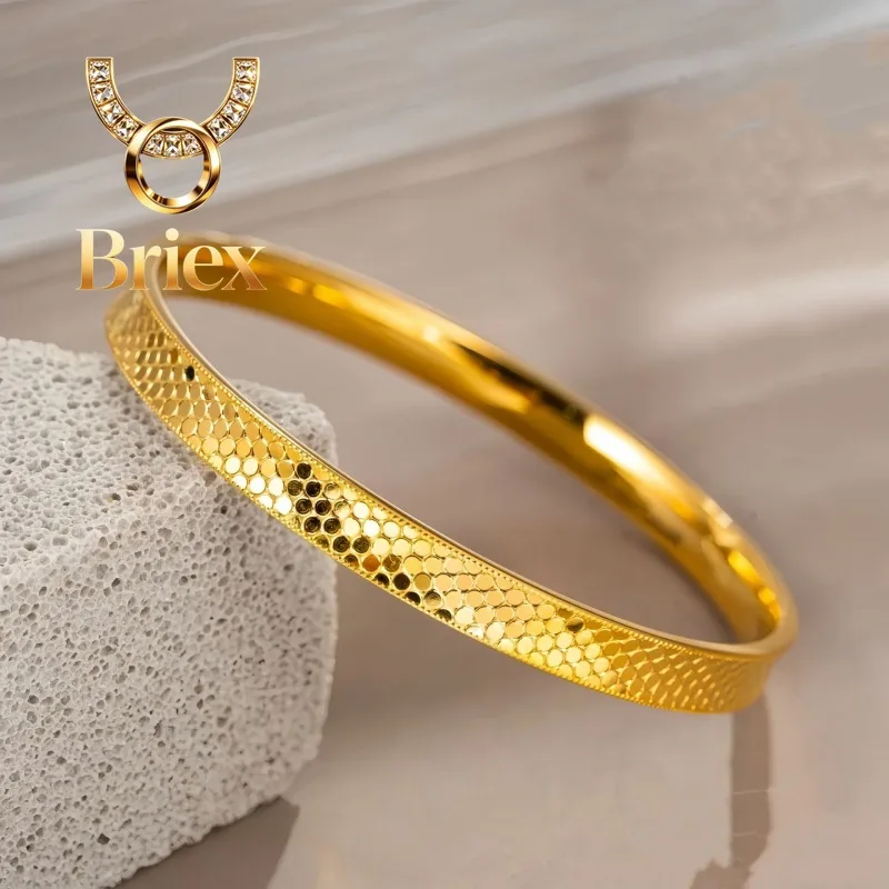 Briex Jewelry Real 18k GoldDragon Scale Bracelet for Woman Party Banquet Boutique Jewelry AU750 18K No Demolding Solid Bracelet
Briex Jewelry Real 18k GoldDragon Scale Bracelet for Woman Party Banquet Boutique Jewelry AU750 18K No Demolding Solid Bracelet