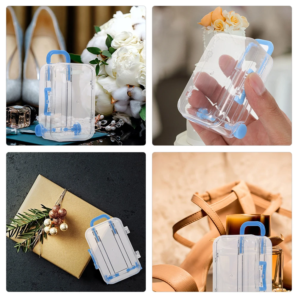6 Pcs Keepsake Trolley Case Wedding Candies Box Candy Boxes for Party Decorate Bridesmaid
6 Pcs Keepsake Trolley Case Wedding Candies Box Candy Boxes for Party Decorate Bridesmaid