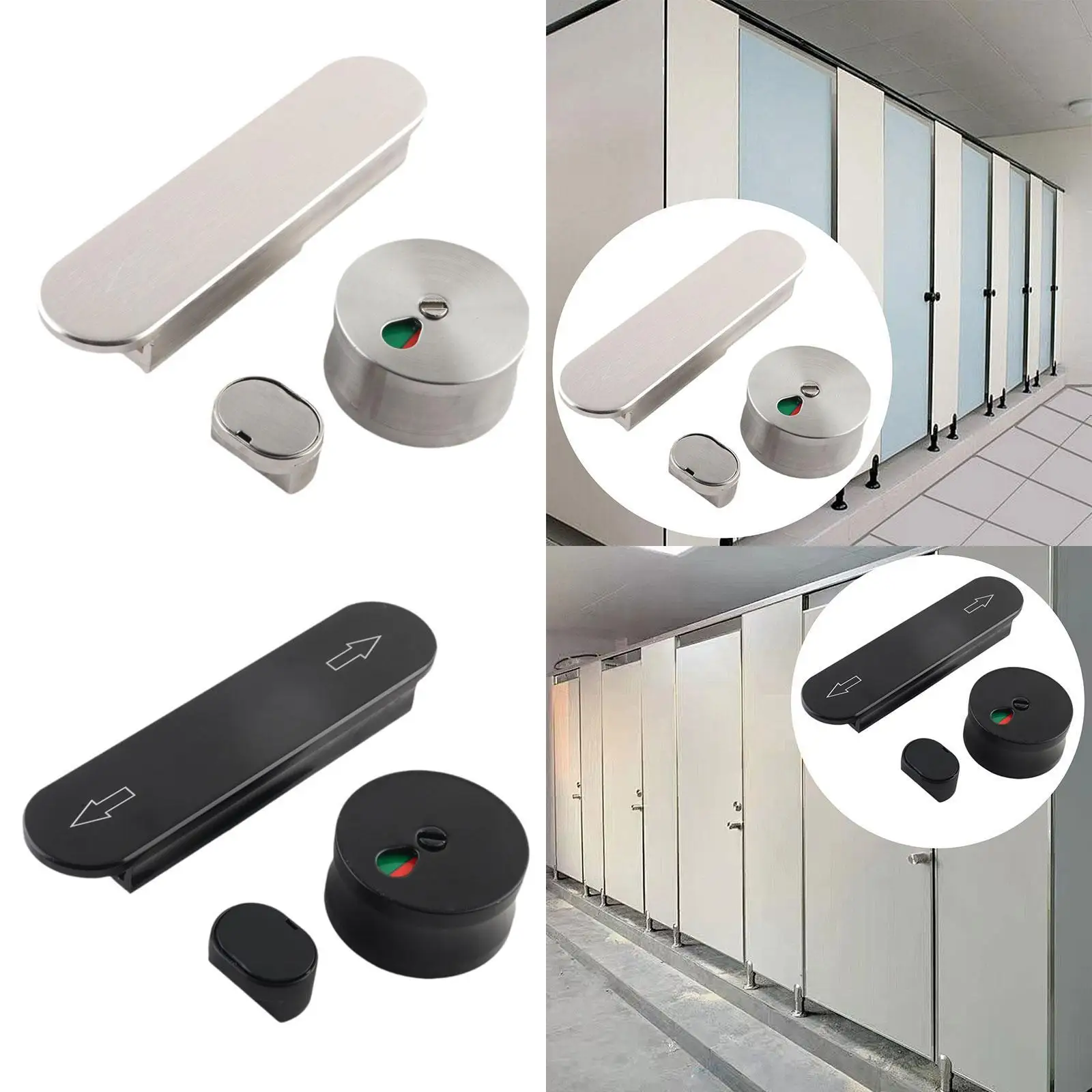 Indicator Restroom Toilet Partition Door Lock Bathroom Door Lock Dead for Shopping Mall
Indicator Restroom Toilet Partition Door Lock Bathroom Door Lock Dead for Shopping Mall
