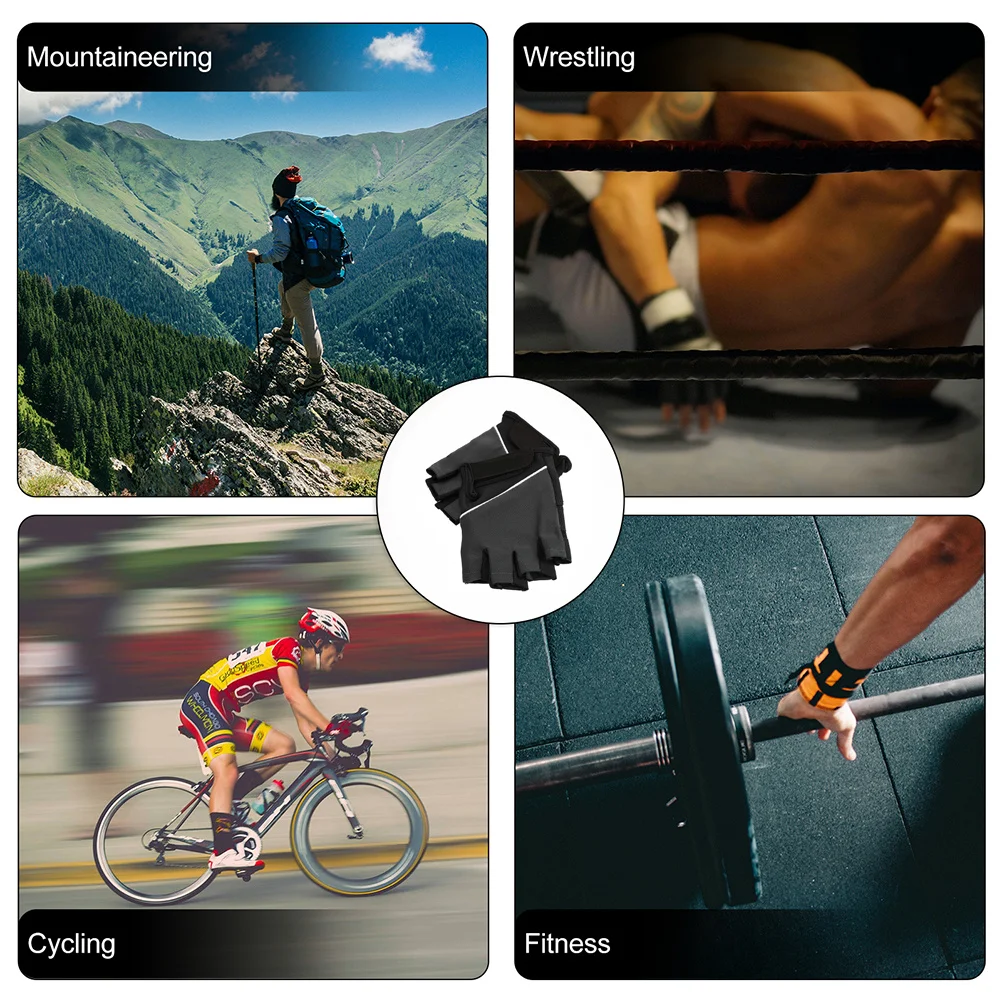 1 Pair Breathable Half Finger Gloves Ice Silk For Cycling Bike Unisex Gloves Fitness Outdoor Unisex
1 Pair Breathable Half Finger Gloves Ice Silk For Cycling Bike Unisex Gloves Fitness Outdoor Unisex