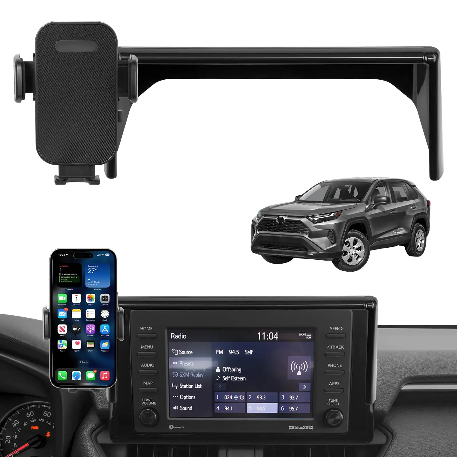 Universal Car Phone Mount For Toyota Rav4 2019–2025, Dashboard Clip Holder Compatible With 7–8 Inch Smartphones, Hands-Free
Universal Car Phone Mount For Toyota Rav4 2019–2025, Dashboard Clip Holder Compatible With 7–8 Inch Smartphones, Hands-Free