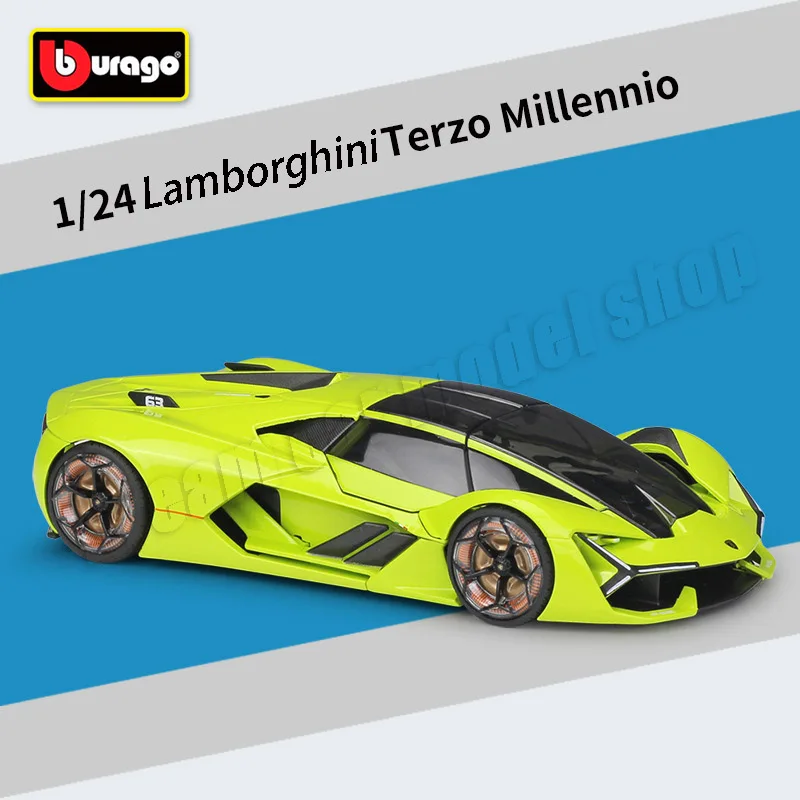Bburago 1:24 Lamborghini LP750-4 SV SESTO ELEMENTO Terzo Millennio Countach LPI 800-4 Revuelto Model Car Collection
Bburago 1:24 Lamborghini LP750-4 SV SESTO ELEMENTO Terzo Millennio Countach LPI 800-4 Revuelto Model Car Collection