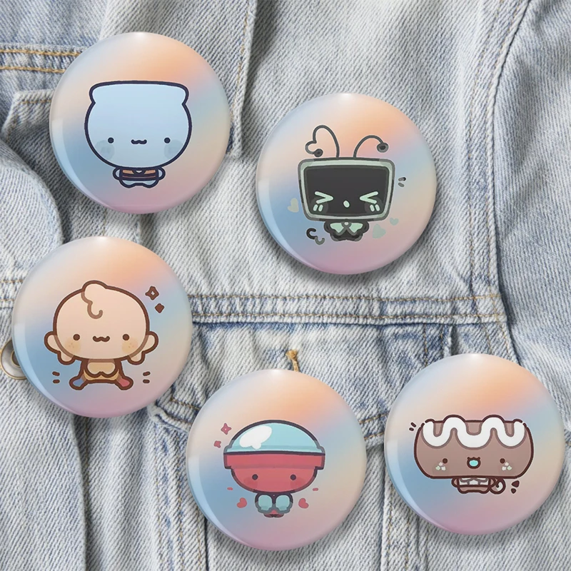 Game Gamer Badges for Bag Clothing Accessories Bag Shrimpo Astro Gigi Connie Artro Sprout Dandys Button Brooch Pins Fans Gifts
Game Gamer Badges for Bag Clothing Accessories Bag Shrimpo Astro Gigi Connie Artro Sprout Dandys Button Brooch Pins Fans Gifts
