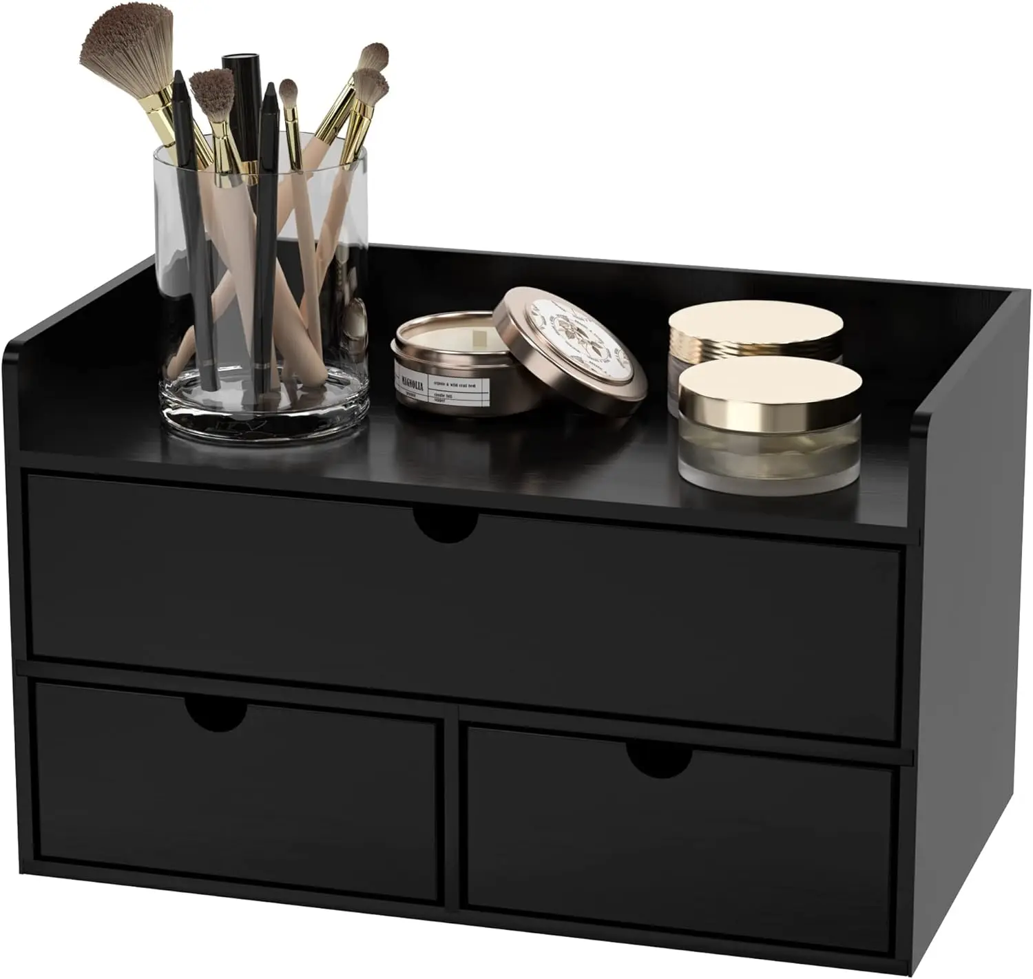 Бамбуковый настольный органайзер с ящиками — штабелируемое хранилище для офиса, дома или косметики
Бамбуковый настольный органайзер с ящиками — штабелируемое хранилище для офиса, дома или косметики