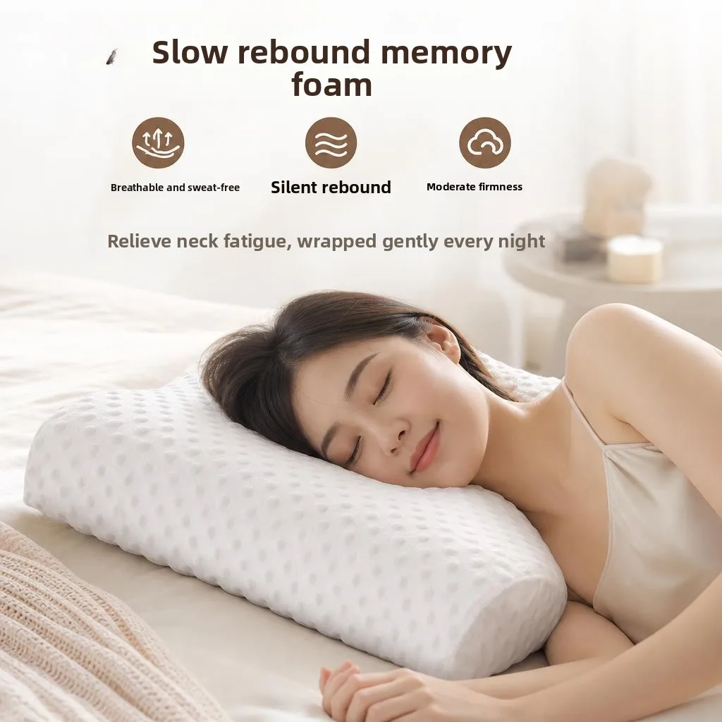 Memory Foam Pillow Neck Support Sleep Aid Single Person Men's Style Student Dormitory Pillow Core Pair Full Head Size
Memory Foam Pillow Neck Support Sleep Aid Single Person Men's Style Student Dormitory Pillow Core Pair Full Head Size