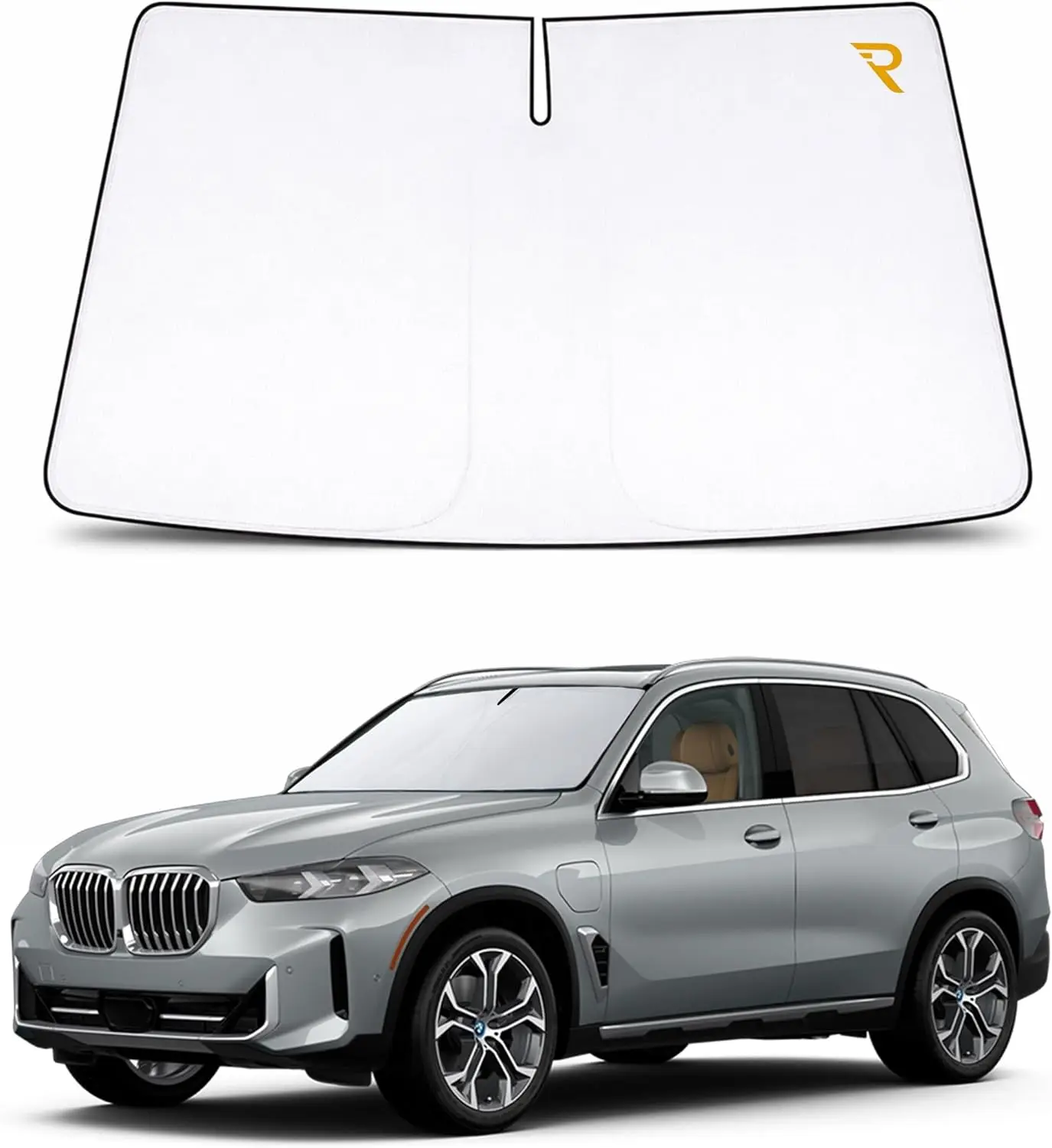 Car Windshield Sun Shade SUV & Sedan - UPF 2000+ Sun Protection, 59"x33"
Car Windshield Sun Shade SUV & Sedan - UPF 2000+ Sun Protection, 59"x33"