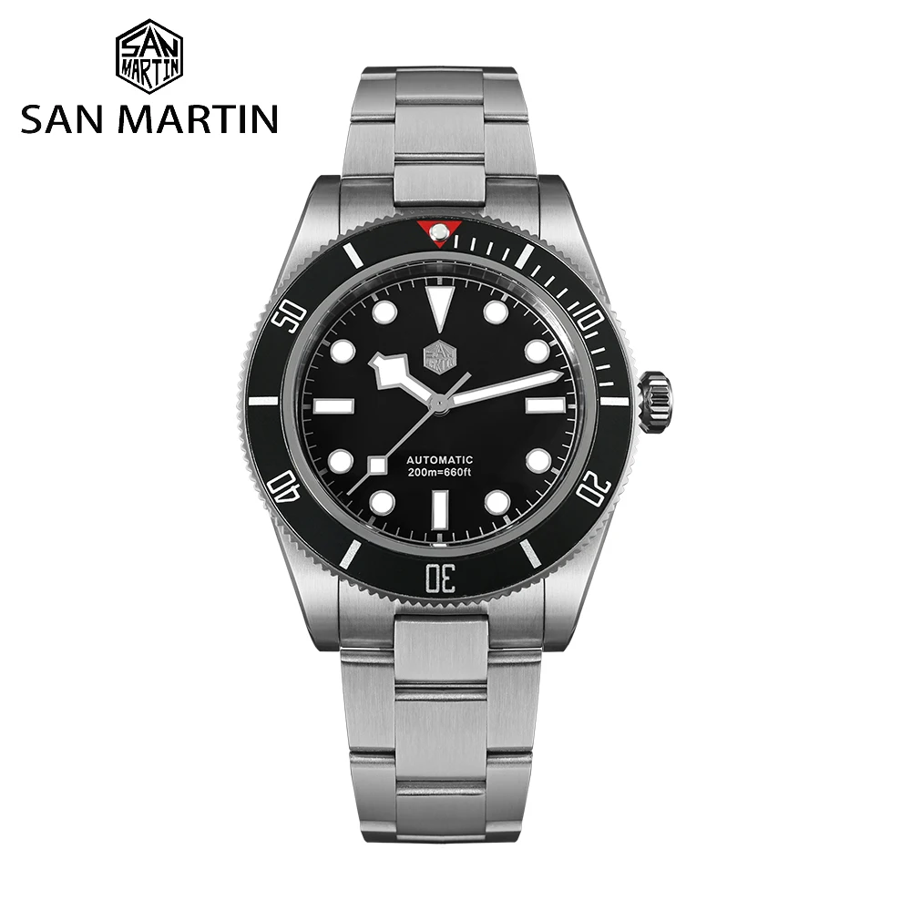 San Martin 40mm Retro Luxury Diver Watch NH35 Automatic Mechanical Watches for Men with Sapphire 200m Waterproof Luminous SN0008
San Martin 40mm Retro Luxury Diver Watch NH35 Automatic Mechanical Watches for Men with Sapphire 200m Waterproof Luminous SN0008