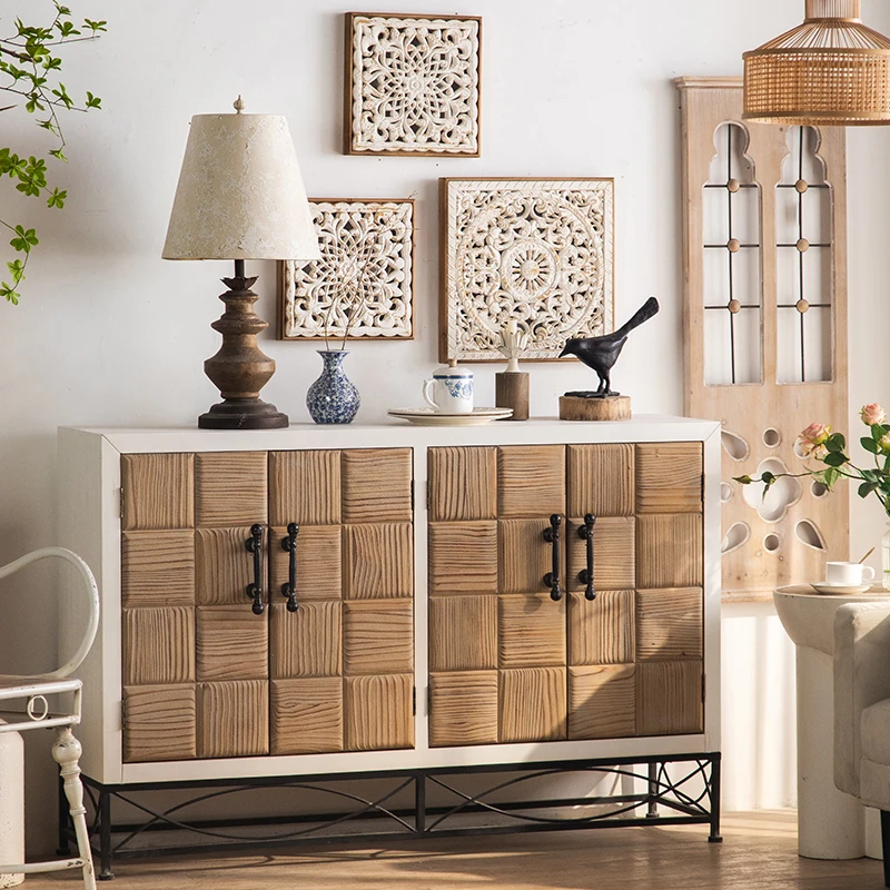 Door entrance cabinet, shoe cabinet, home solid wood dining side cabinet, retro living room, sofa side cabinet
Door entrance cabinet, shoe cabinet, home solid wood dining side cabinet, retro living room, sofa side cabinet