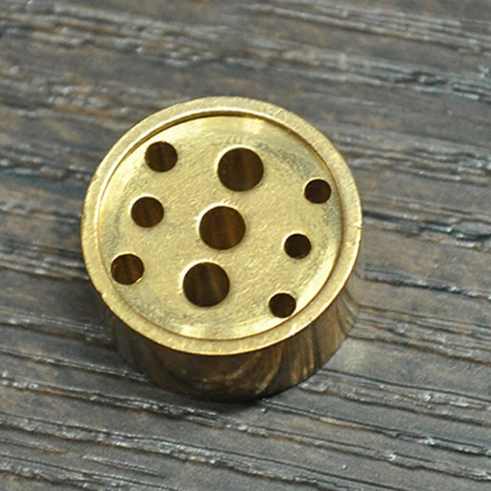 10pcs Nine-hole Incense Burner Holder Metal Golden Alloy Dish for Sticks Cones Indoor incense burner dish alloy incense holder
10pcs Nine-hole Incense Burner Holder Metal Golden Alloy Dish for Sticks Cones Indoor incense burner dish alloy incense holder