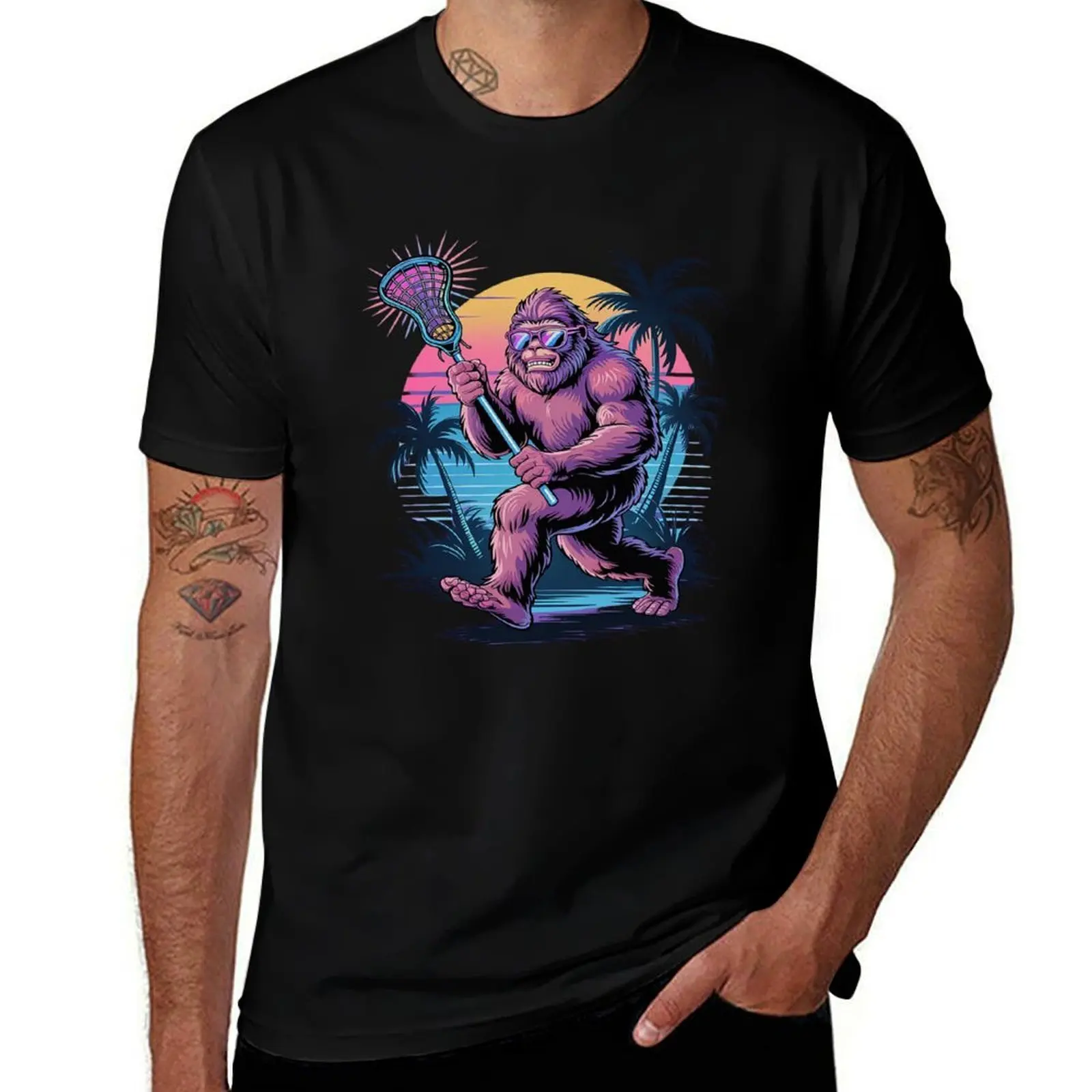 Sasquatch Lacrosse Funny Grid Bigfoot Cryptid Sports T-Shirt anime tshirt topping black t shirts for men
Sasquatch Lacrosse Funny Grid Bigfoot Cryptid Sports T-Shirt anime tshirt topping black t shirts for men