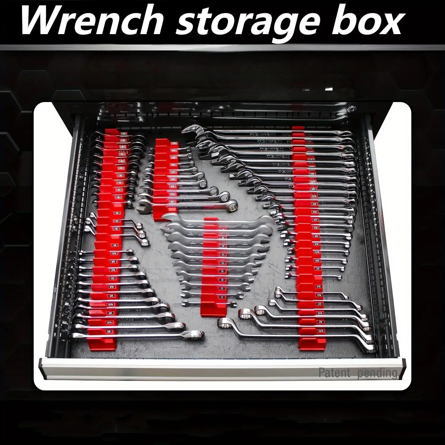1pc Wrench Organiser Tool Box Storage Bracket Stable Non-slip Easy Access Petrol Repair Home Furnishing Hardware Tools Organiser
1pc Wrench Organiser Tool Box Storage Bracket Stable Non-slip Easy Access Petrol Repair Home Furnishing Hardware Tools Organiser