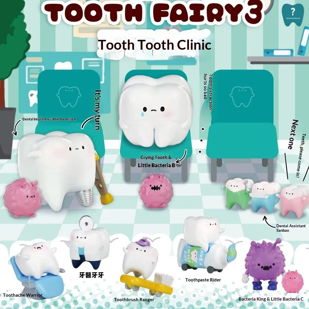 Jinart Funk Toy Tooth Fairy Blind Box Cute Dental Teeth Figurine Desktop Ornament Collectible Home Decor Women Gift
Jinart Funk Toy Tooth Fairy Blind Box Cute Dental Teeth Figurine Desktop Ornament Collectible Home Decor Women Gift