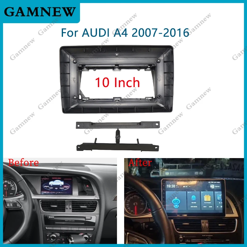 10 Inch Car Frame Fascia Adapter Android Radio Audio Dash Fitting Panel Kit For Audi A4 2007-2016 LHD
10 Inch Car Frame Fascia Adapter Android Radio Audio Dash Fitting Panel Kit For Audi A4 2007-2016 LHD