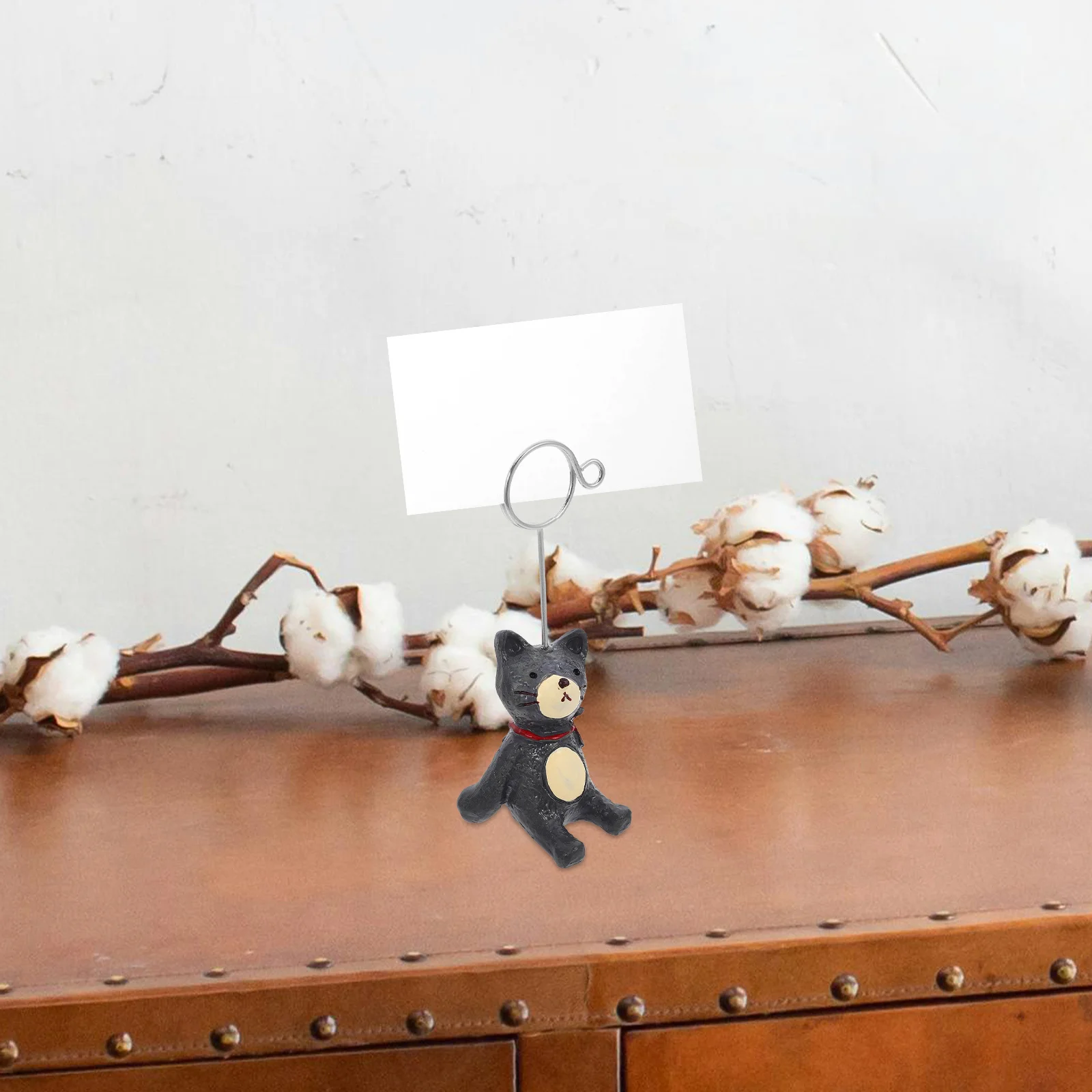 Resin Dark Gray Little Cat Desktop Ornament Photo Clip Cartoon Note Holder for Wedding Party Office Table Number Display
Resin Dark Gray Little Cat Desktop Ornament Photo Clip Cartoon Note Holder for Wedding Party Office Table Number Display