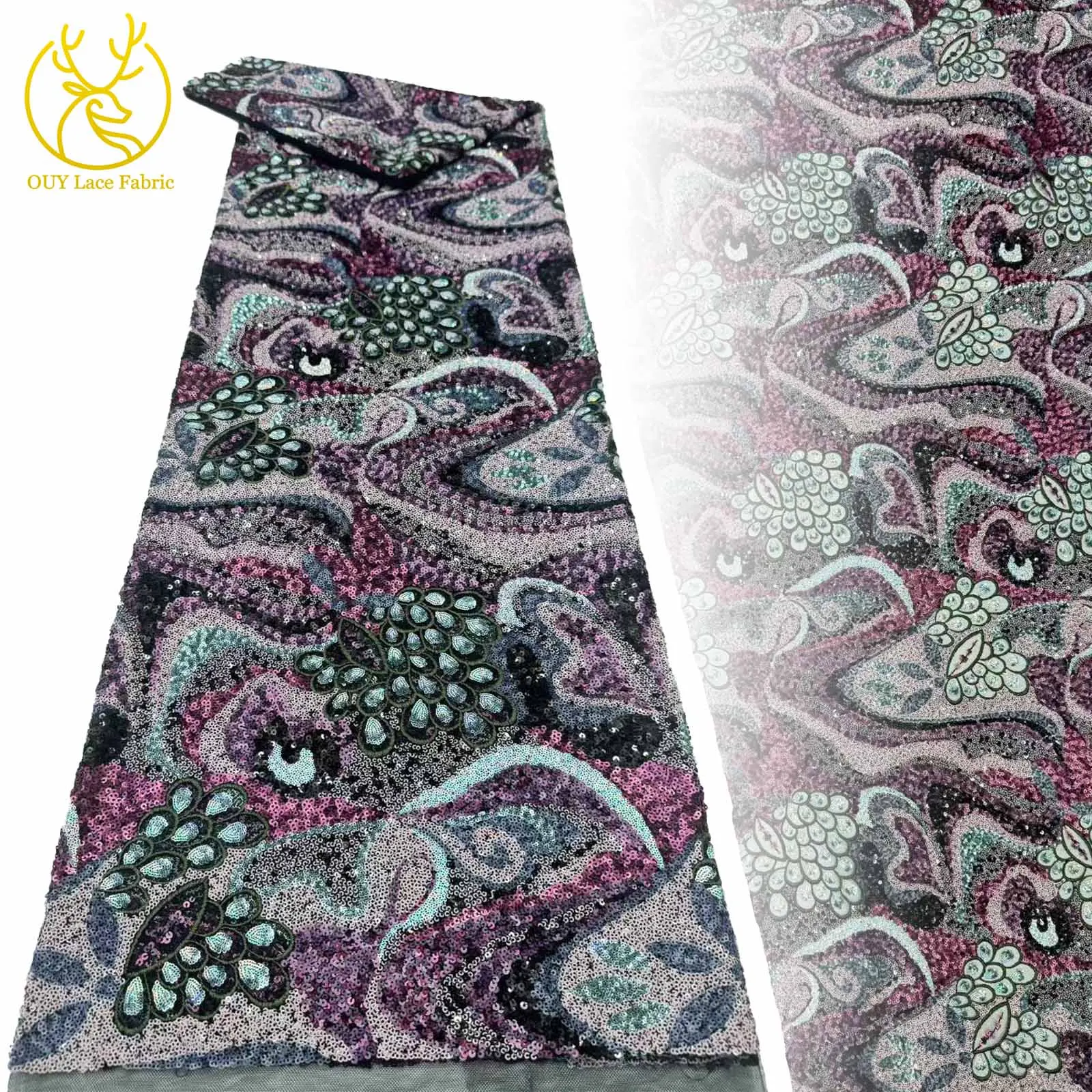 French Sequin Mesh Lace Fabric 2025 New Design Nigeria African Groom Embroidery Tulle Lace Fabric for Ladies Gala Dress Sewing
French Sequin Mesh Lace Fabric 2025 New Design Nigeria African Groom Embroidery Tulle Lace Fabric for Ladies Gala Dress Sewing