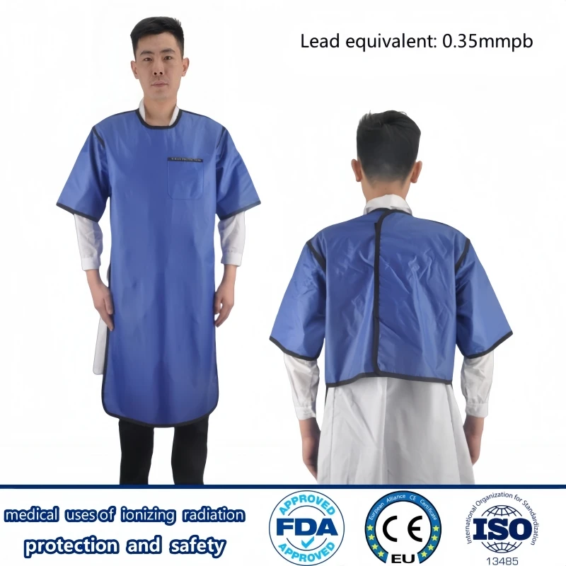 Recommend x-ray protective 0.35mmpb short sleeved lead apron radiology department ionizing radiation protection lead overcoat
Recommend x-ray protective 0.35mmpb short sleeved lead apron radiology department ionizing radiation protection lead overcoat