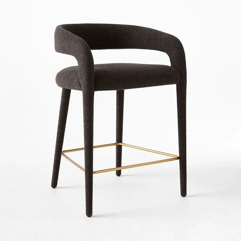 #Custom Counter Height bar Stool Fabric High Chairs Rh Barrel champagne Gold Chrome Counter Stools Modern for Kitchen Luxury
#Custom Counter Height bar Stool Fabric High Chairs Rh Barrel champagne Gold Chrome Counter Stools Modern for Kitchen Luxury