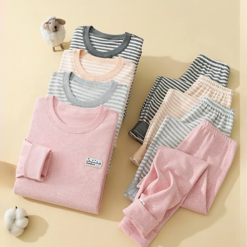 Kids Thermal Underwear Set Cotton Warm Pajamas for Boys Girls Winter Long Johns Loungewear Soft Comfortable Intimates Underwears
Kids Thermal Underwear Set Cotton Warm Pajamas for Boys Girls Winter Long Johns Loungewear Soft Comfortable Intimates Underwears