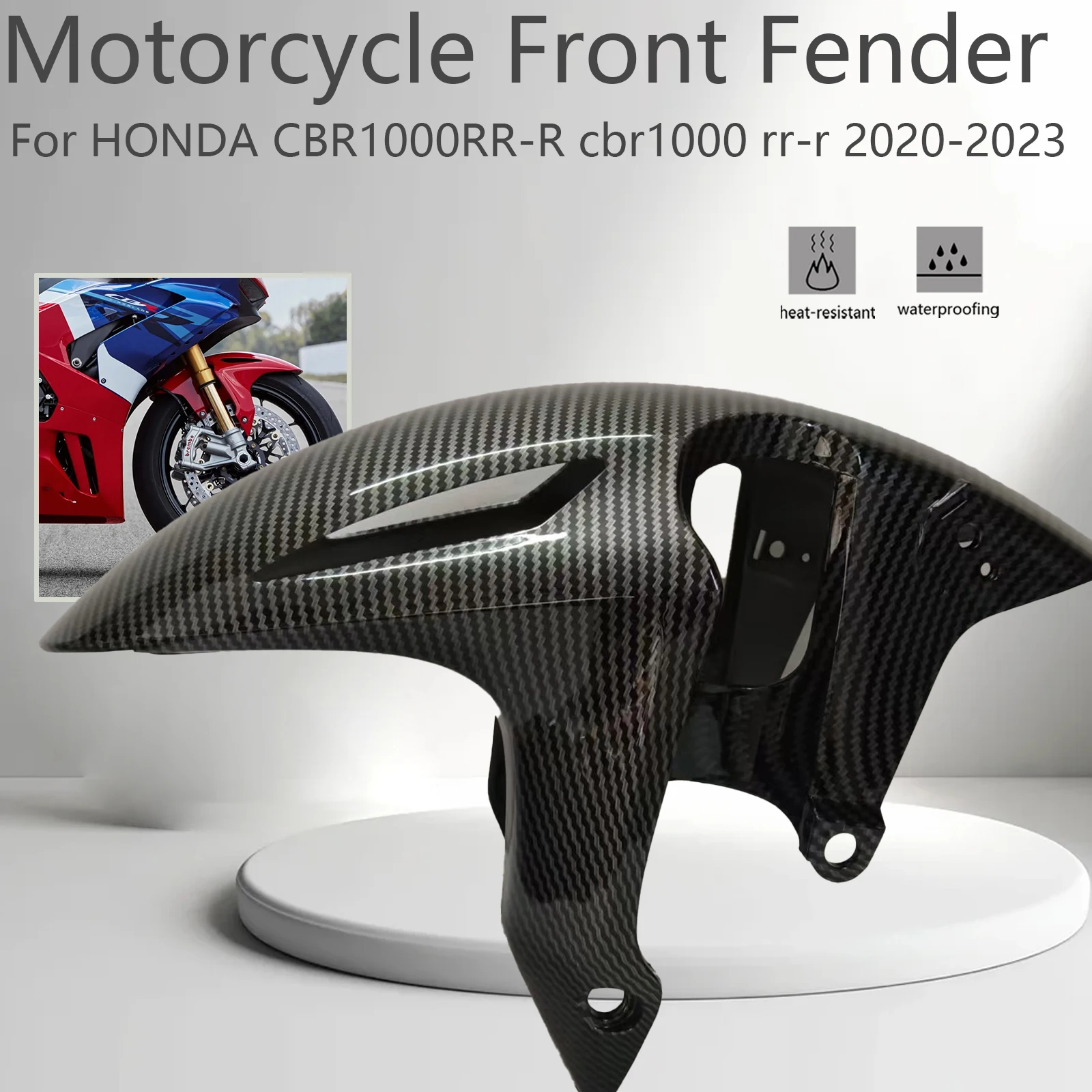  Motorcycle Mudguard Front Tire Fender Fairings For HONDA CBR1000RR-R cbr1000 rr-r 2020-2023 Accessories ABS Carbon Fiber
Motorcycle Mudguard Front Tire Fender Fairings For HONDA CBR1000RR-R cbr1000 rr-r 2020-2023 Accessories ABS Carbon Fiber