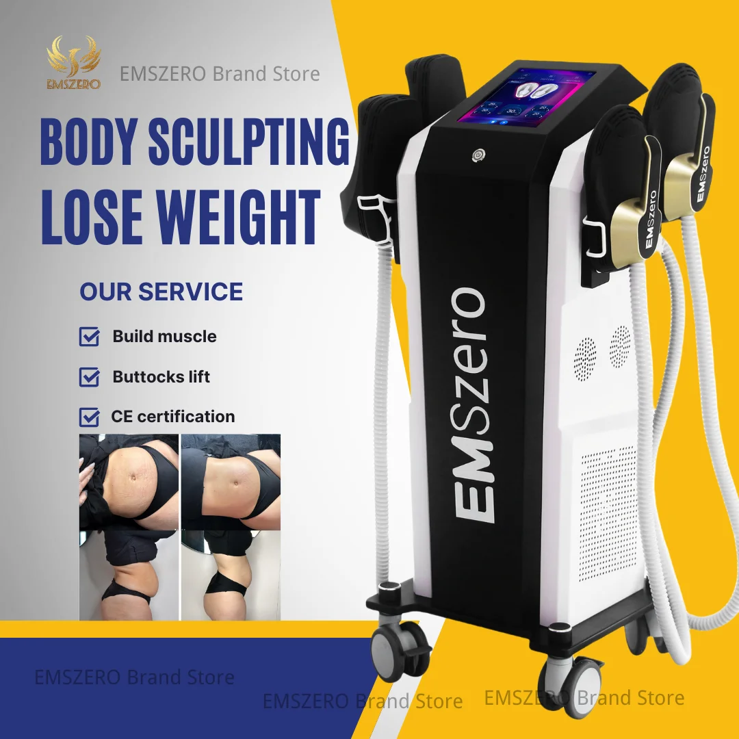 Ems neo Body Sculpt Muscle Stimulator Professional Ultra Pro Hiemt Slimming Sculpting Machine with 5 Handle RF
Ems neo Body Sculpt Muscle Stimulator Professional Ultra Pro Hiemt Slimming Sculpting Machine with 5 Handle RF