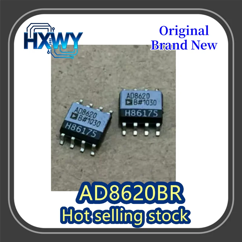(5/50 pieces) AD8620BRZ AD8620BR SOIC8 FET input op-amp chip brand new and original.
(5/50 pieces) AD8620BRZ AD8620BR SOIC8 FET input op-amp chip brand new and original.