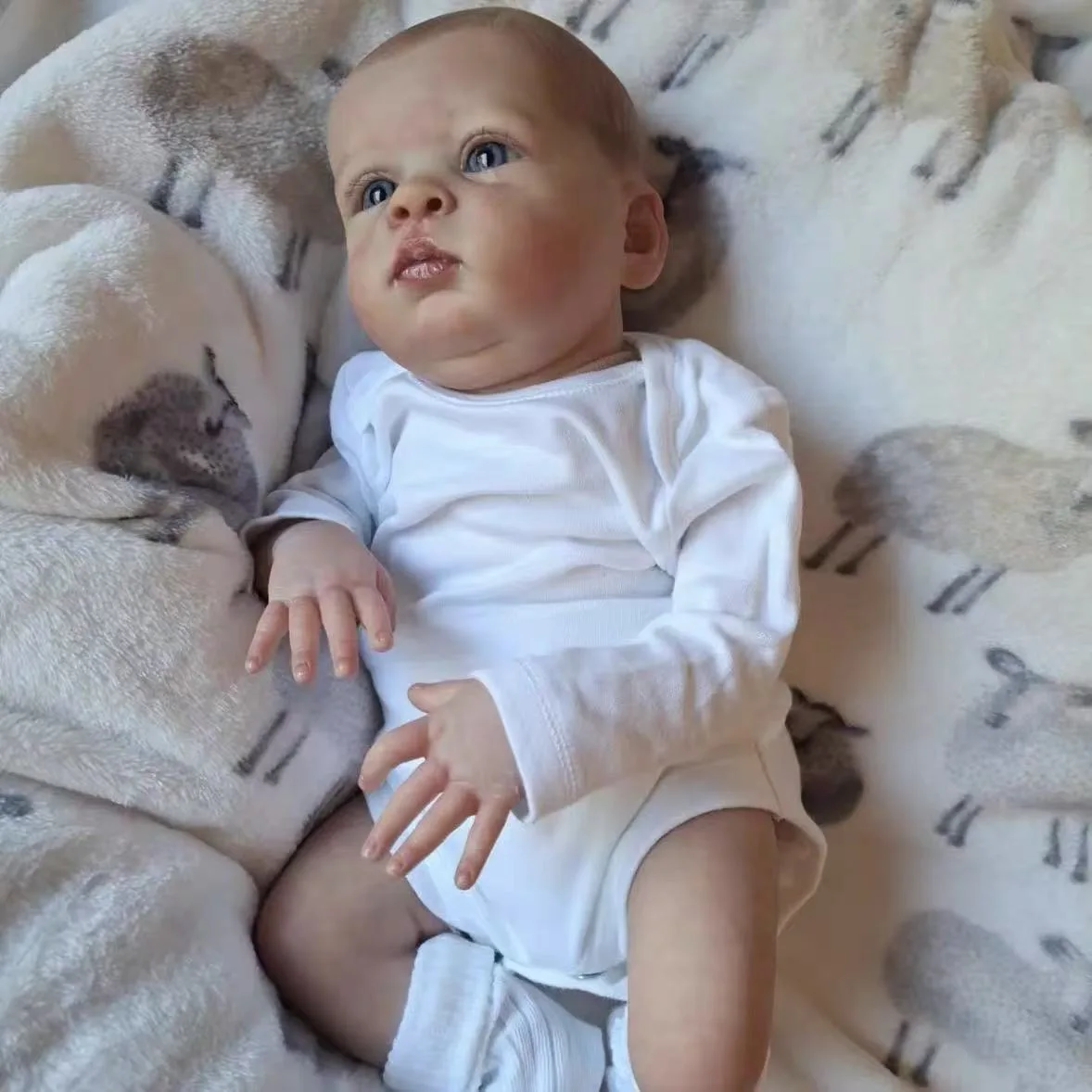 NPK 19inch Oskar Boy Reborn Toddler Doll - Painted Finished 3D Skin with Visible Veins Collectible Art Doll
NPK 19inch Oskar Boy Reborn Toddler Doll - Painted Finished 3D Skin with Visible Veins Collectible Art Doll