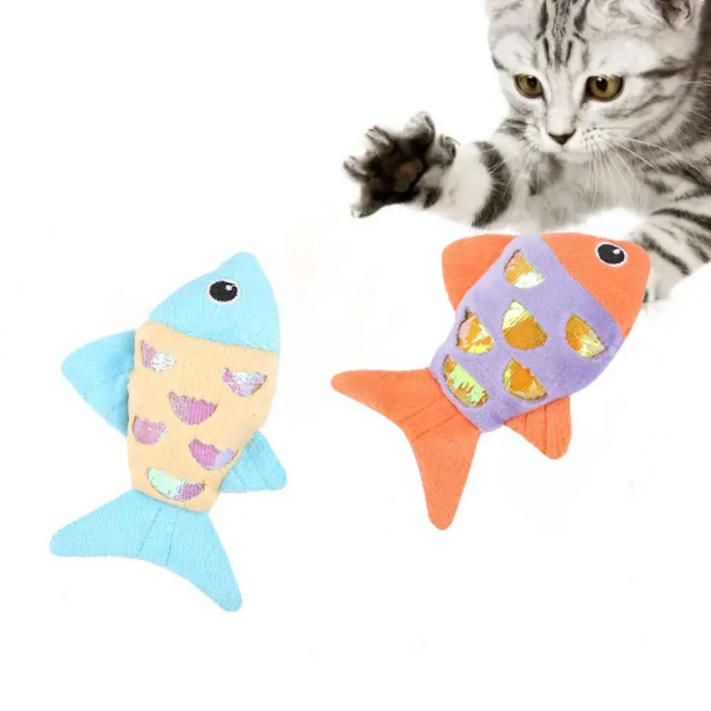 Cute Plush Fish Sound Cat Toy Fish Shape Plush/Catnip Cat Teeth Grinding Toy Bite Resistant Simulation Cat Catnip Toy
Cute Plush Fish Sound Cat Toy Fish Shape Plush/Catnip Cat Teeth Grinding Toy Bite Resistant Simulation Cat Catnip Toy