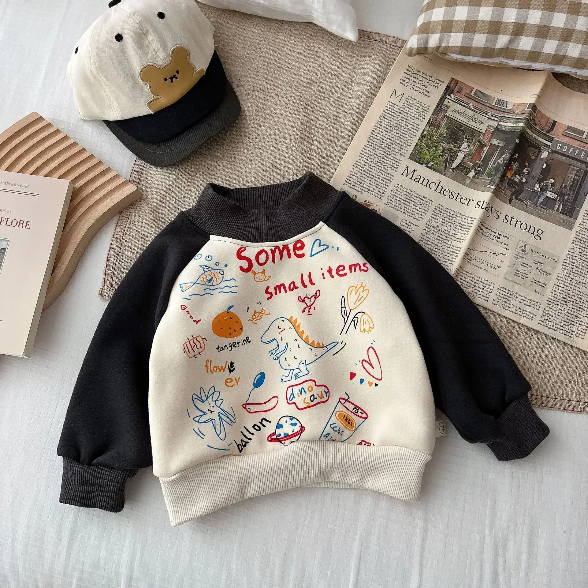 Kids Baby Boys Girls Full Sleeve Graffiti Cartoon Sweatshirts Children Cute Clothes Toddler Plush Color Blocking Clothing
Kids Baby Boys Girls Full Sleeve Graffiti Cartoon Sweatshirts Children Cute Clothes Toddler Plush Color Blocking Clothing