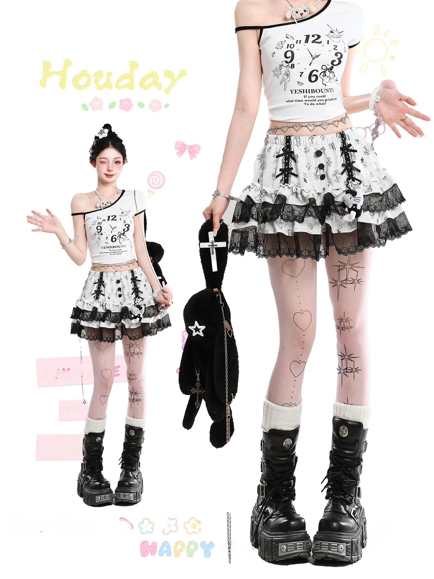 Американская летняя новинка: пышная юбка-кейк с принтом и кружевной отделкой для женщин, в стиле Spicy Girl, А-силуэт, из смесового хлопка и полиэстера
Американская летняя новинка: пышная юбка-кейк с принтом и кружевной отделкой для женщин, в стиле Spicy Girl, А-силуэт, из смесового хлопка и полиэстера