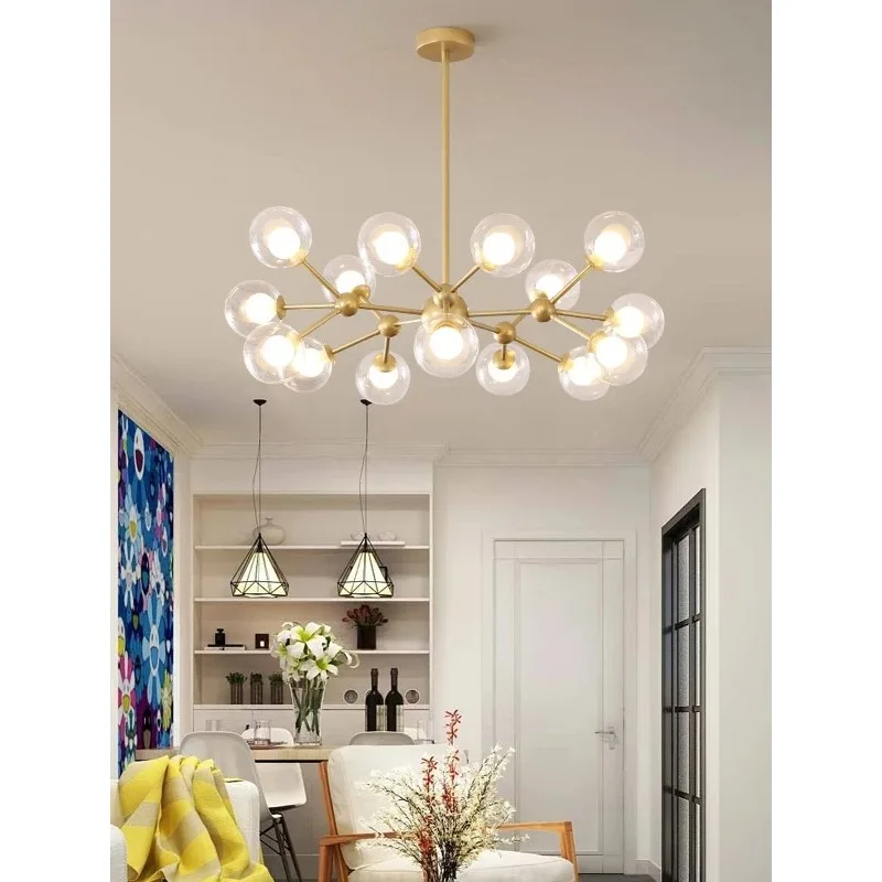 Bean Glass Balls Chandelier Molecule Lamp Black Rose Gold Color Mid Century Home Decor Suspension Pendant Lamps Fixtures
Bean Glass Balls Chandelier Molecule Lamp Black Rose Gold Color Mid Century Home Decor Suspension Pendant Lamps Fixtures