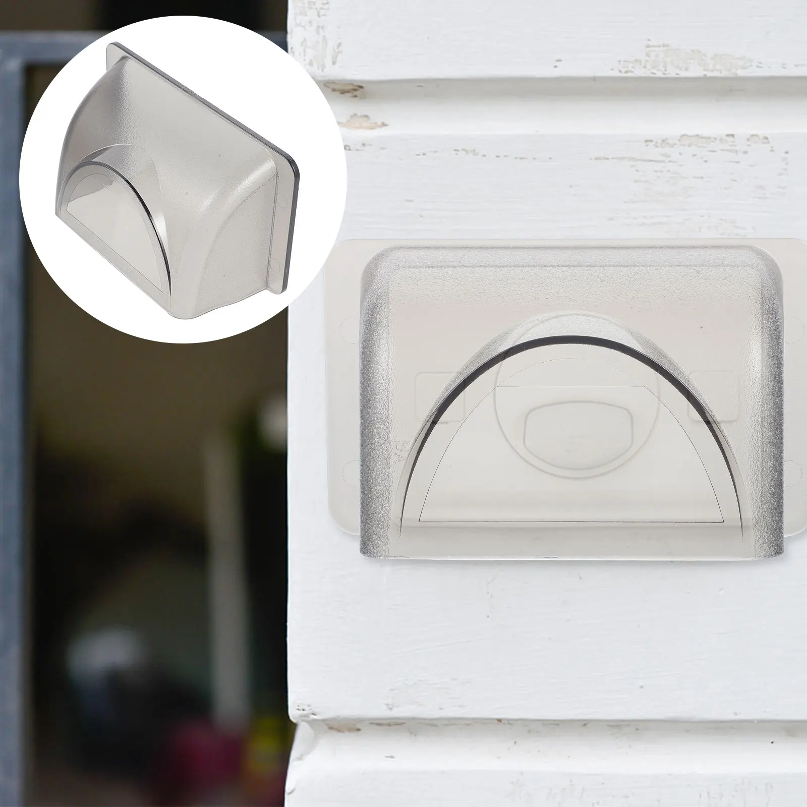 Transparent Reinforced Plastic Doorbell Rain Cover Waterproof for Fingerprint Device Access Control Home Use
Transparent Reinforced Plastic Doorbell Rain Cover Waterproof for Fingerprint Device Access Control Home Use